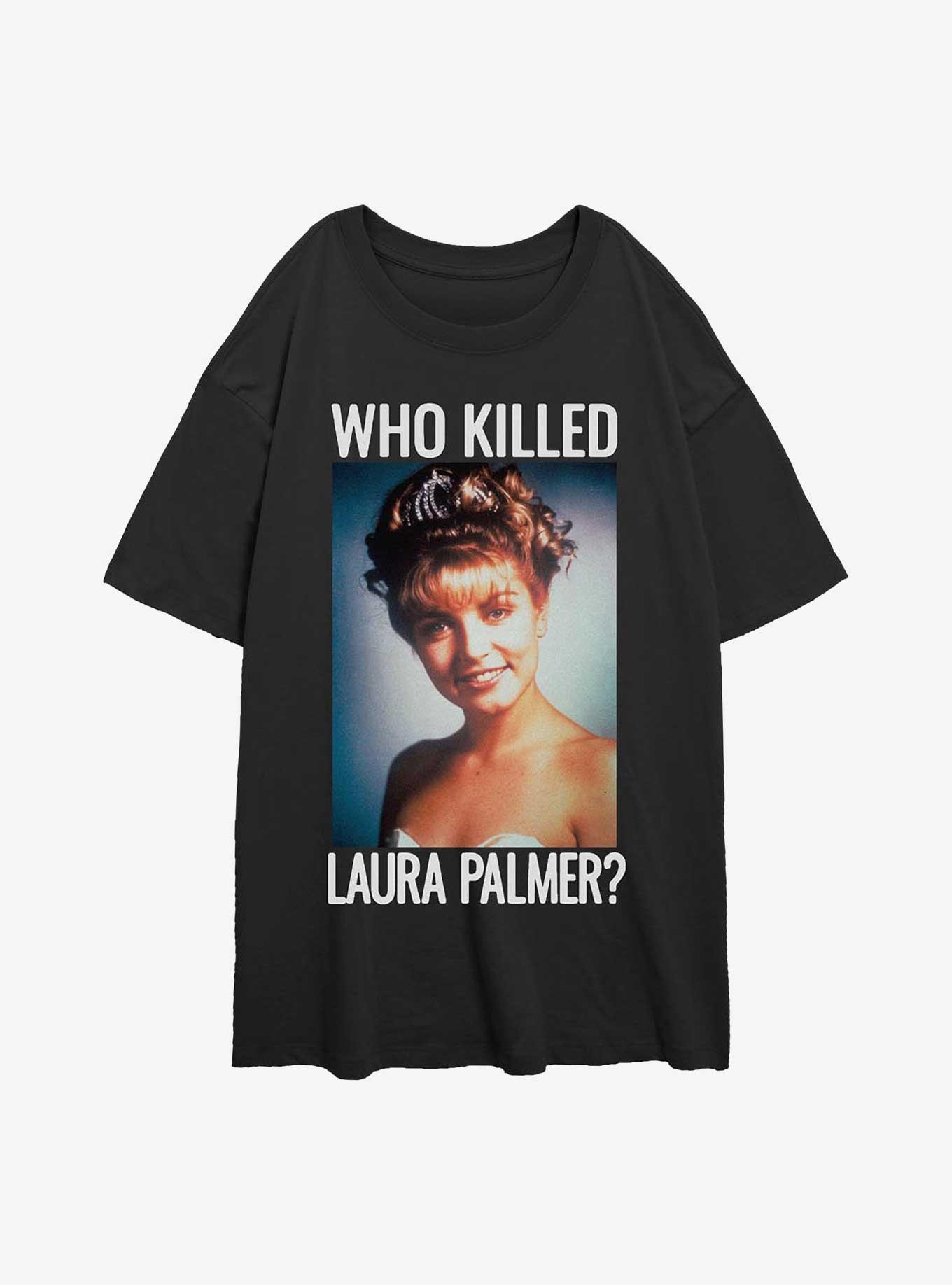 Twin Peaks Laura Palmer Missing Poster Girls Oversized T-Shirt, , hi-res