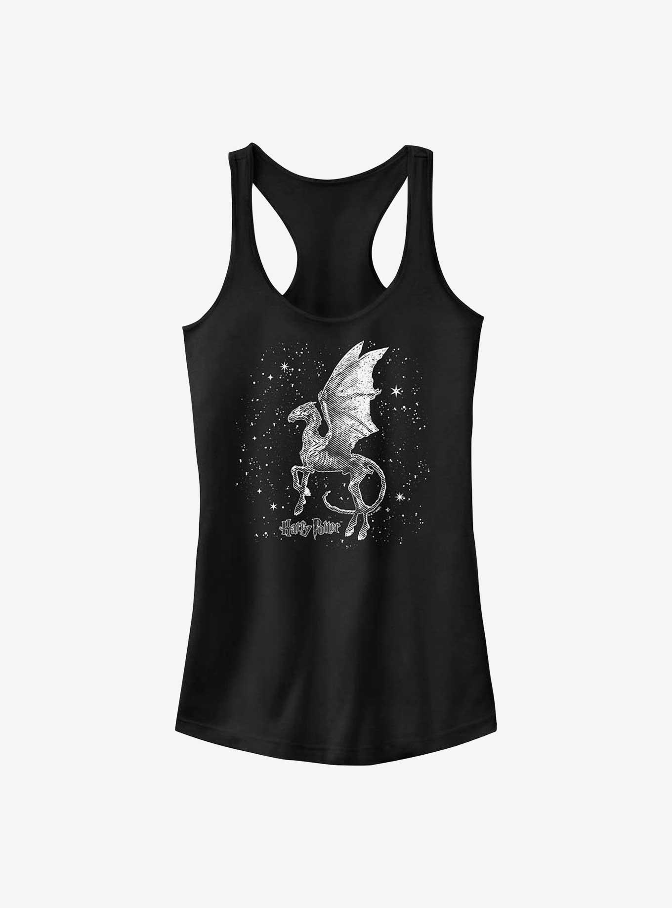 Harry Potter Thestral Moon Girls Tank, BLACK, hi-res