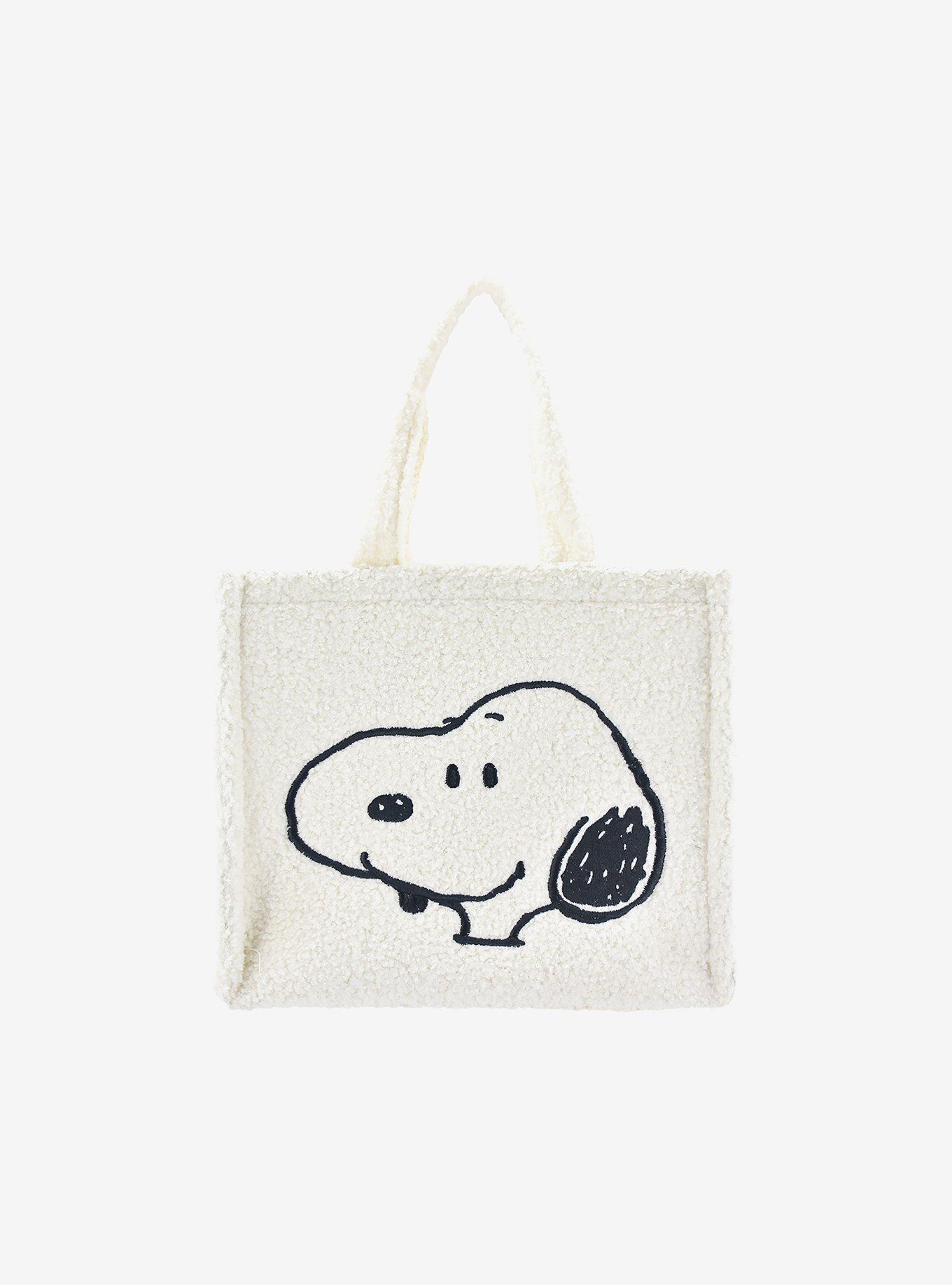 Peanuts Snoopy & Woodstock Sherpa Mini Tote Bag, , hi-res