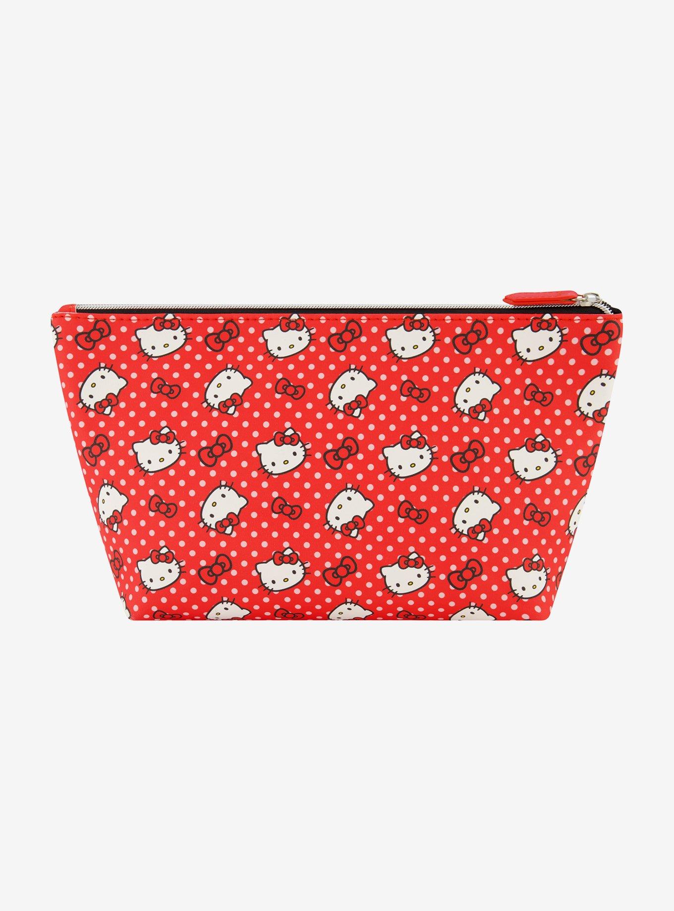 Hello Kitty Polka Dot Cosmetic Travel Bag, , hi-res
