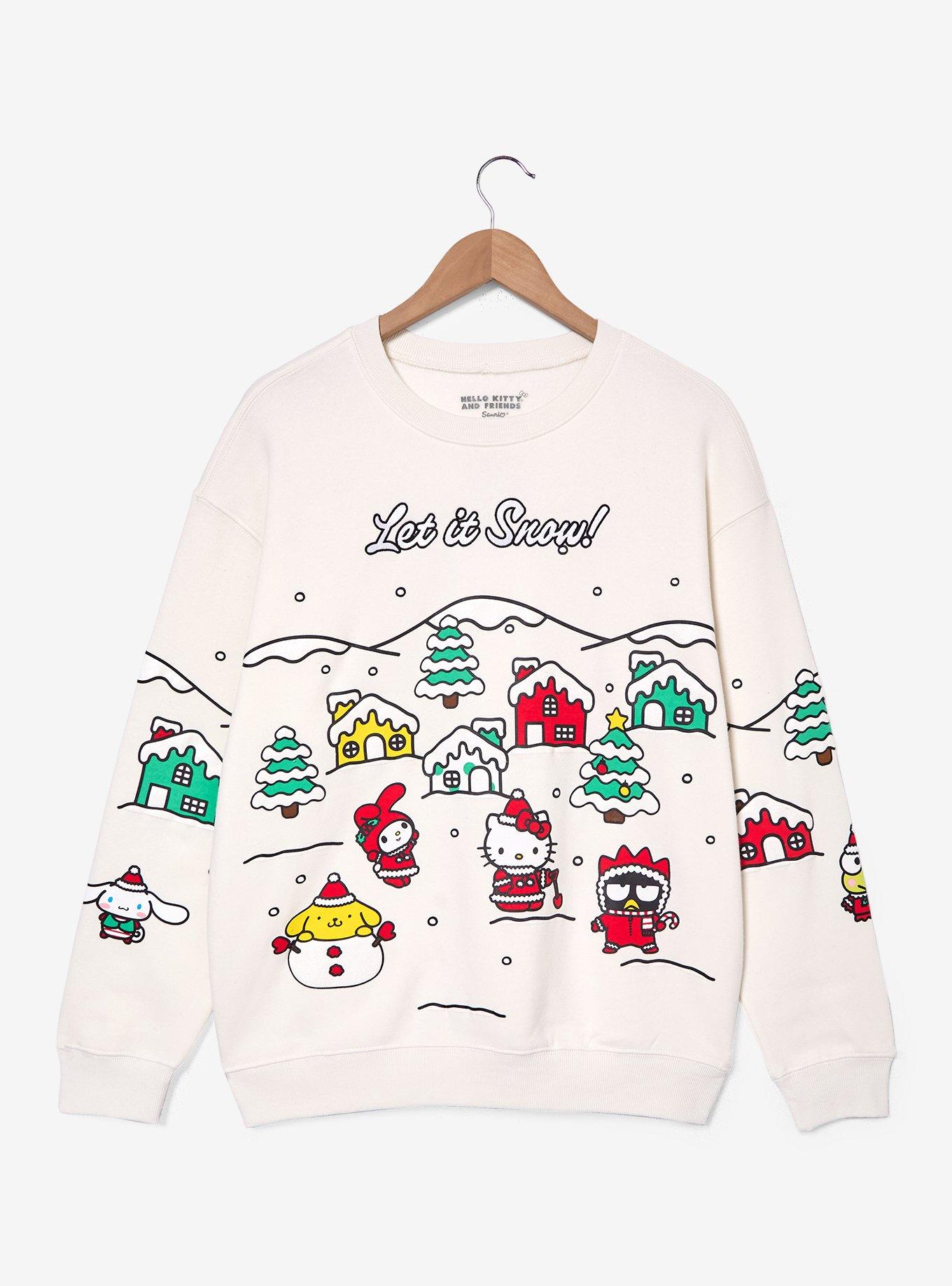 Sanrio Hello Kitty and Friends Snowy Scene Crewneck - BoxLunch Exclusive, , hi-res