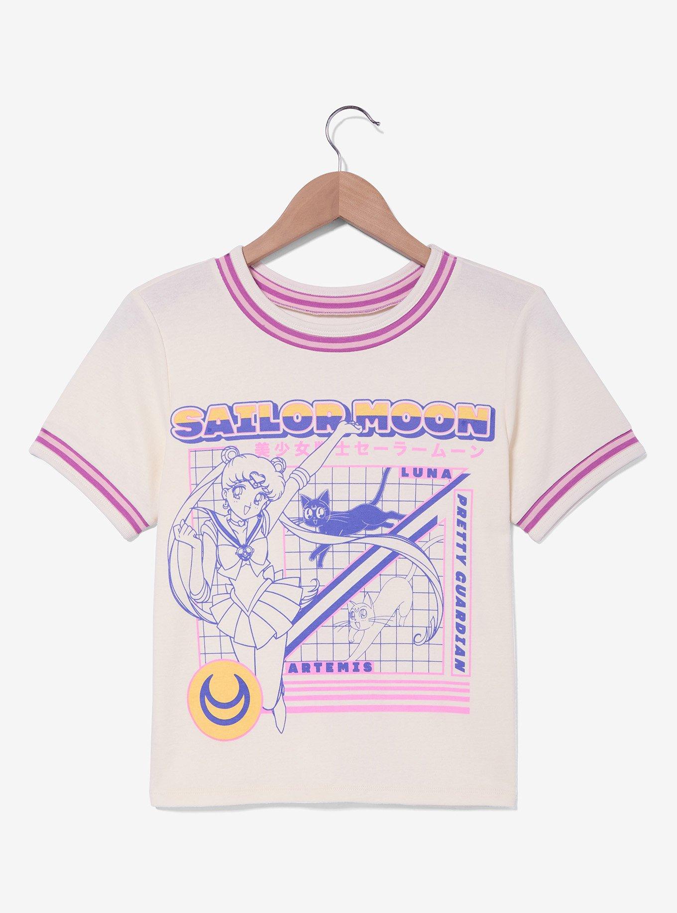 Sailor Moon Vintage Women's T-Shirt — BoxLunch Exclusive, , hi-res