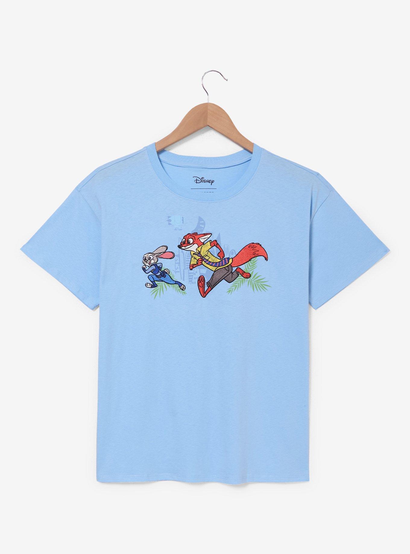 Disney Zootopia Nick & Judy Action Women's T-Shirt - BoxLunch Exclusive, , hi-res