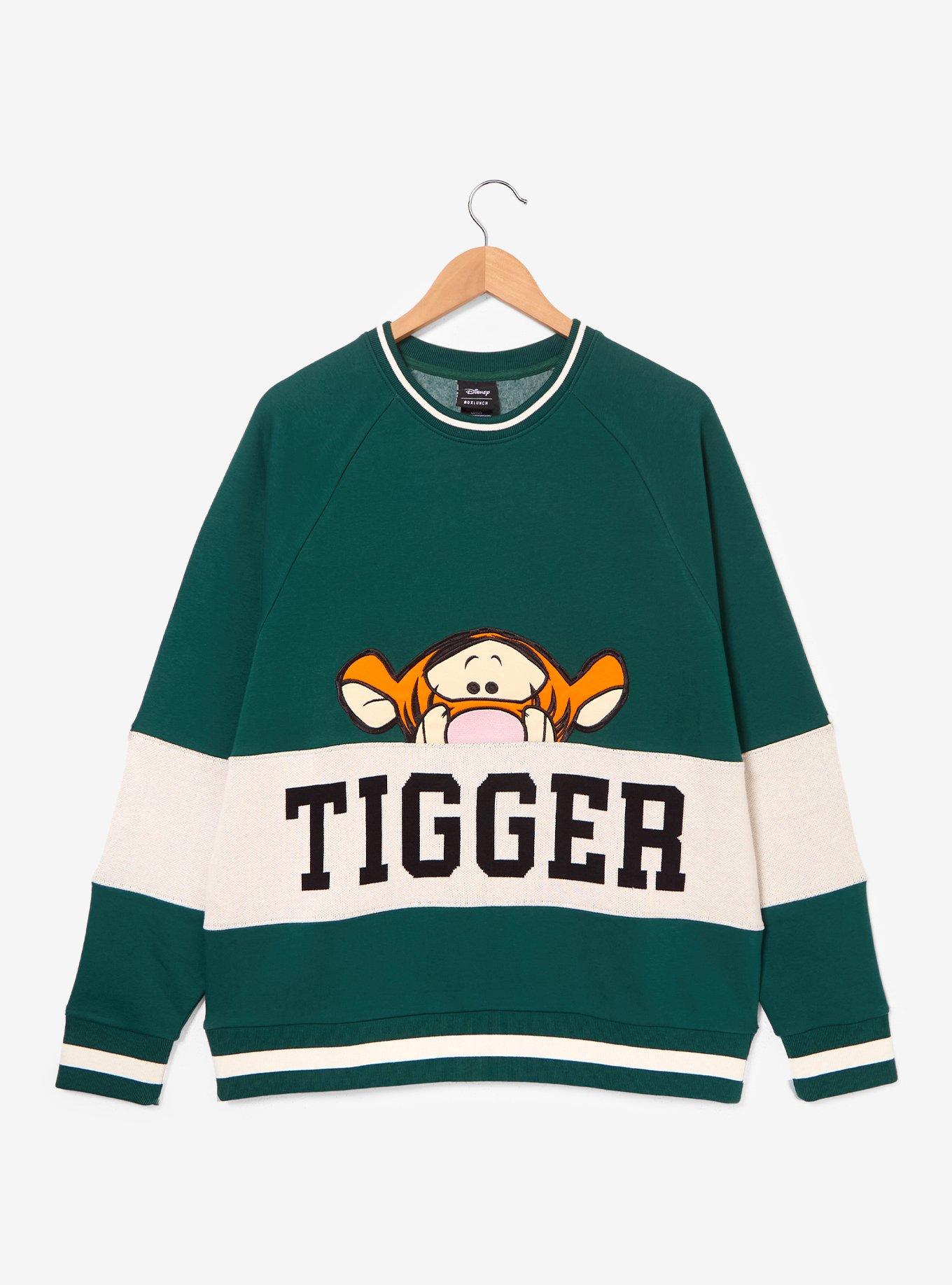 Disney Winnie the Pooh Tigger Panel Women's Crewneck - BoxLunch Exclusive, , hi-res