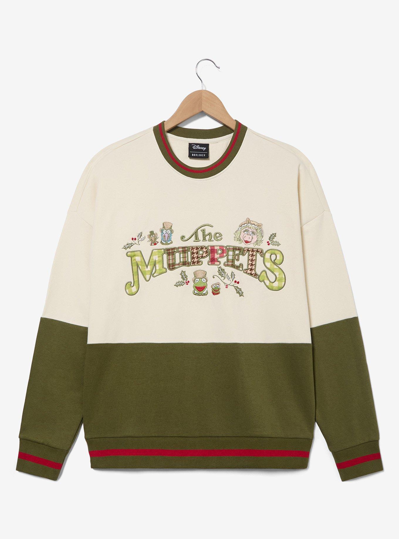 The Muppets Christmas Carol Embroidered Panel Crewneck - BoxLunch Exclusive, , hi-res