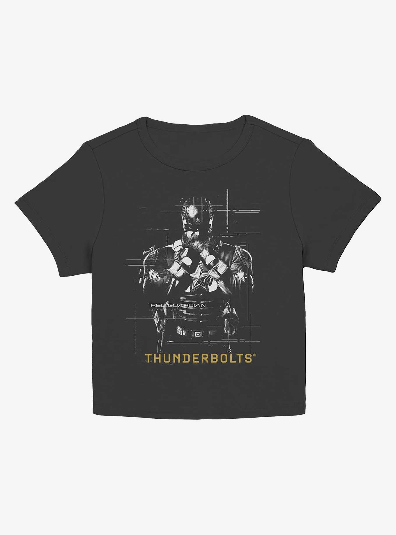 Marvel Thunderbolts* Red Guardian Silhouette Girls Baby T-Shirt, BLACK, hi-res