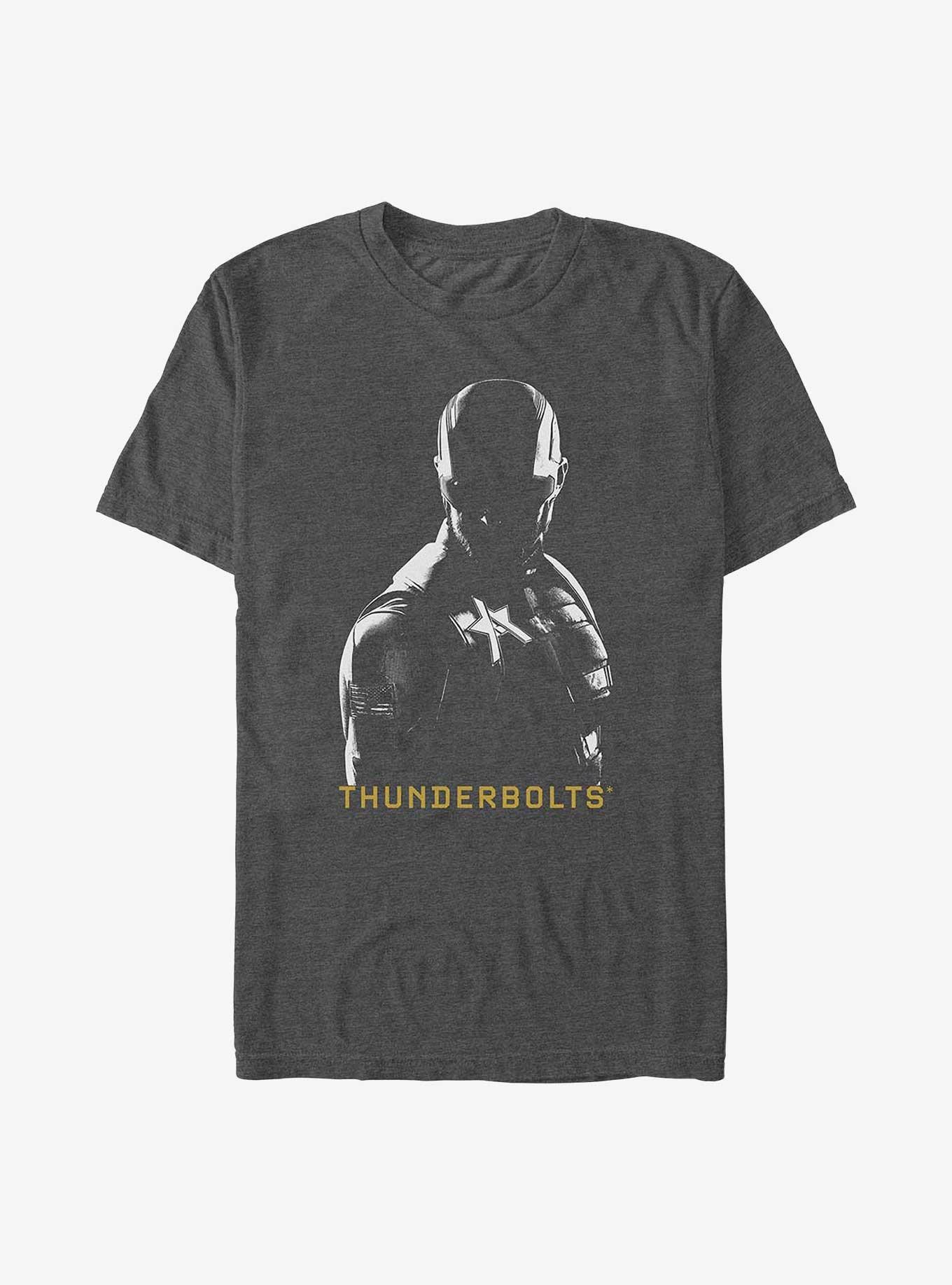 Marvel Thunderbolts* John Walker U.S. Agent In Shadows T-Shirt, CHAR HTR, hi-res