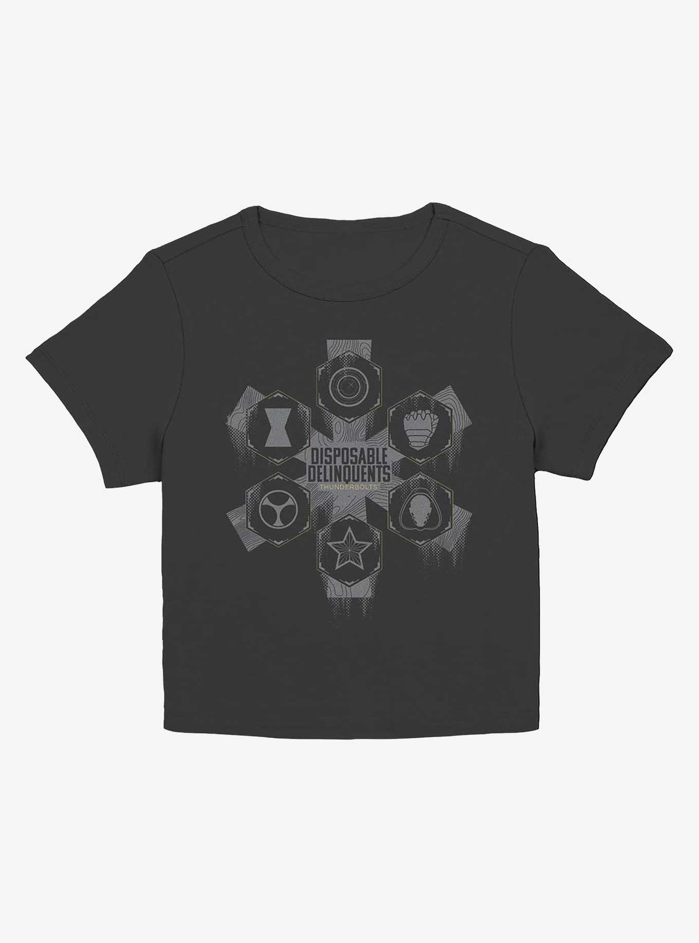Marvel Thunderbolts* Disposable Delinquents Logos Girls Baby T-Shirt, , hi-res