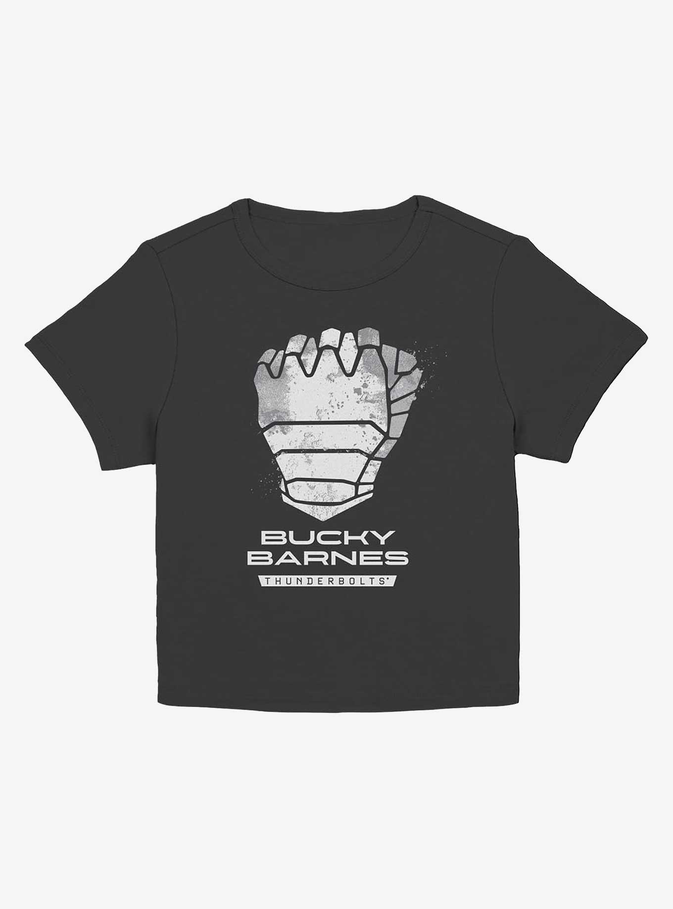 Marvel Thunderbolts* Bucky Barnes Winter Soldier Logo Girls Baby T-Shirt, BLACK, hi-res
