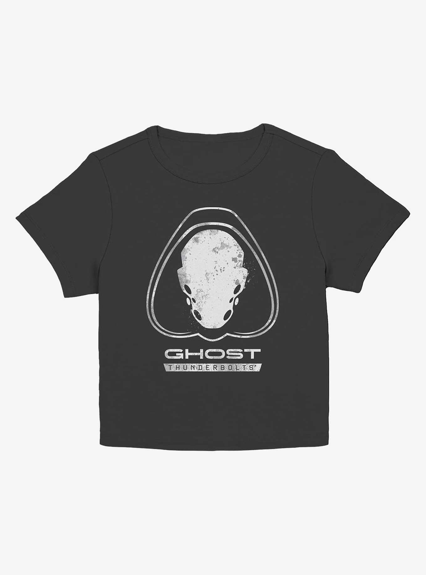 Marvel Thunderbolts* Ghost Logo Girls Baby T-Shirt, BLACK, hi-res