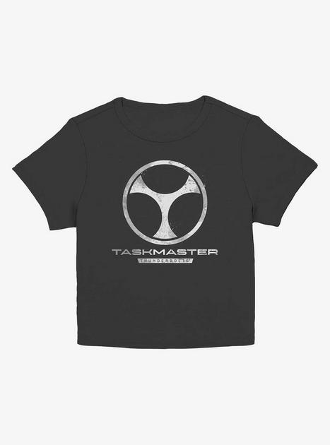 Marvel Thunderbolts* Taskmaster Logo Girls Baby T-Shirt - BLACK | Hot Topic