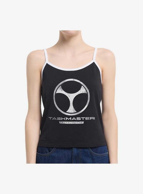 Marvel Thunderbolts* Taskmaster Logo Girls Cami Tank - BLACK | Hot Topic