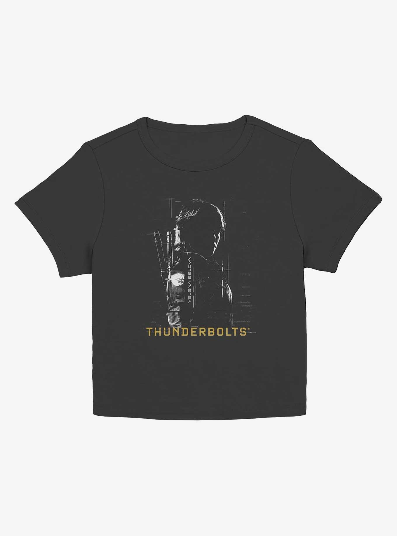 Marvel Thunderbolts* Yelena Silhouette Girls Baby T-Shirt, BLACK, hi-res