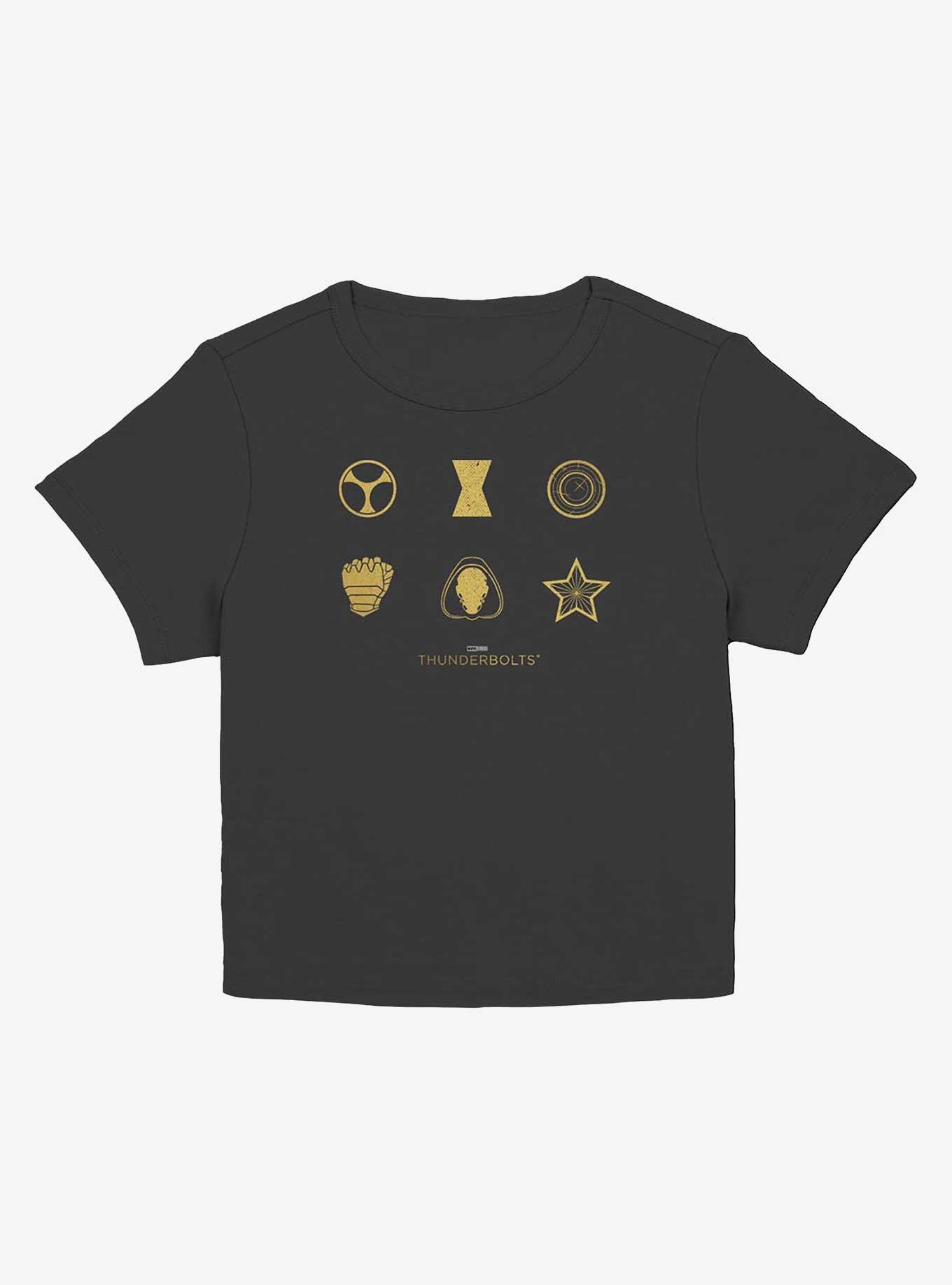 Marvel Thunderbolts* Member Icons Girls Baby T-Shirt, BLACK, hi-res