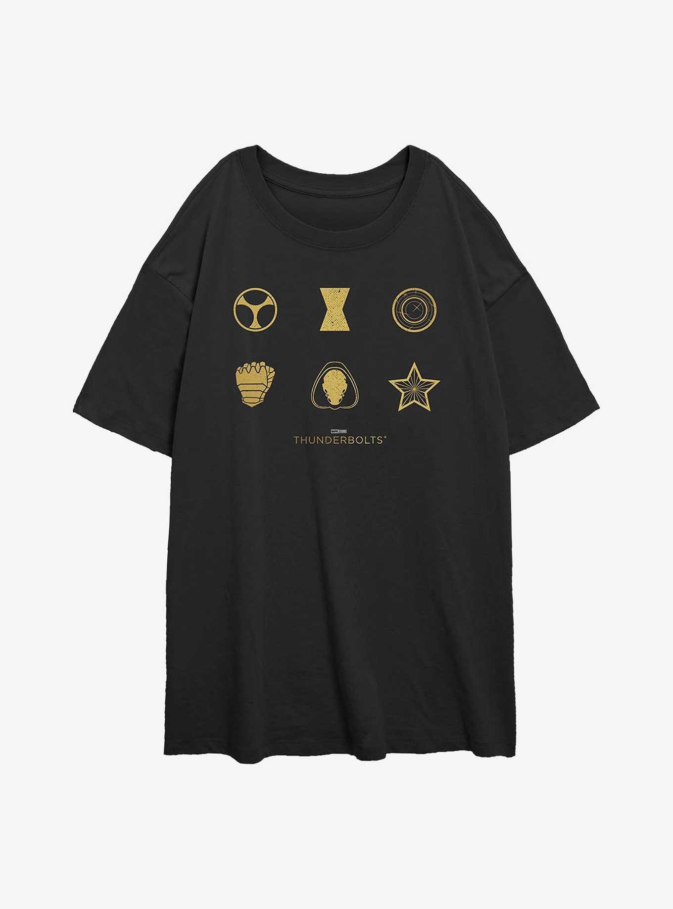 Marvel Thunderbolts* Member Icons Girls Overiszed T-Shirt