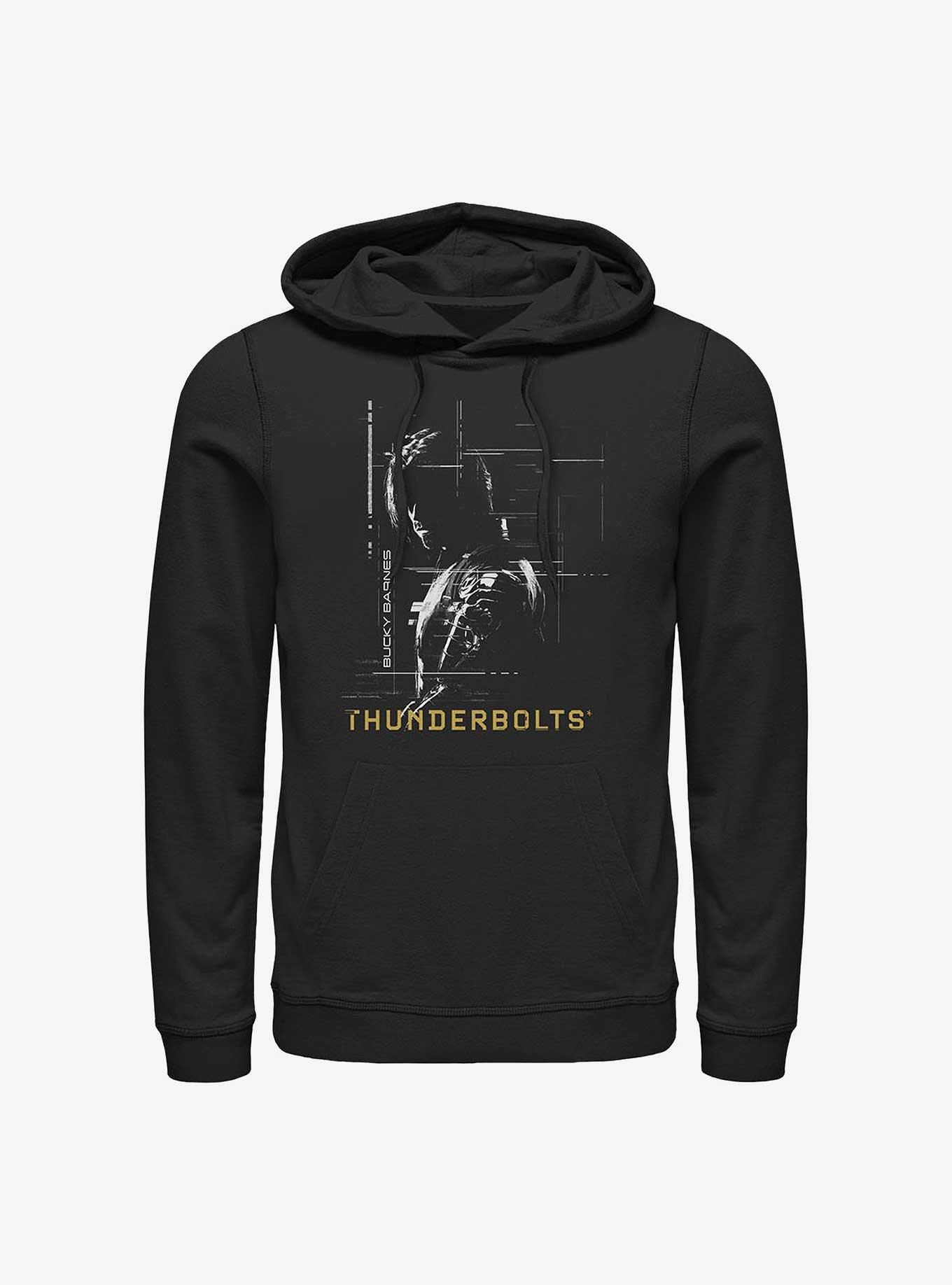 Marvel Thunderbolts* Bucky Barnes Winter Soldier Silhouette Hoodie
