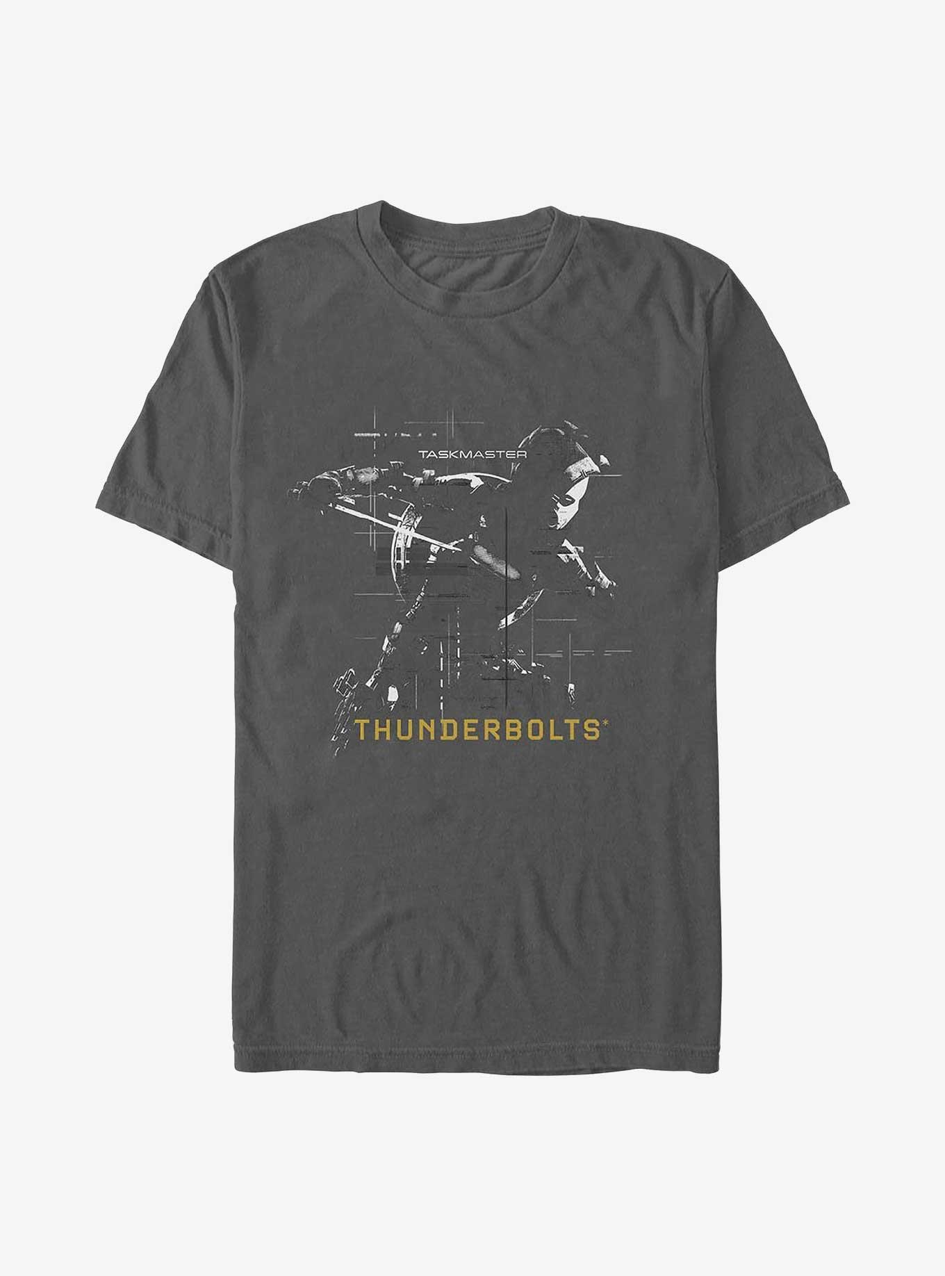 Marvel Thunderbolts* Taskmaster Silhouette Garment Dye T-Shirt, PEPPER, hi-res