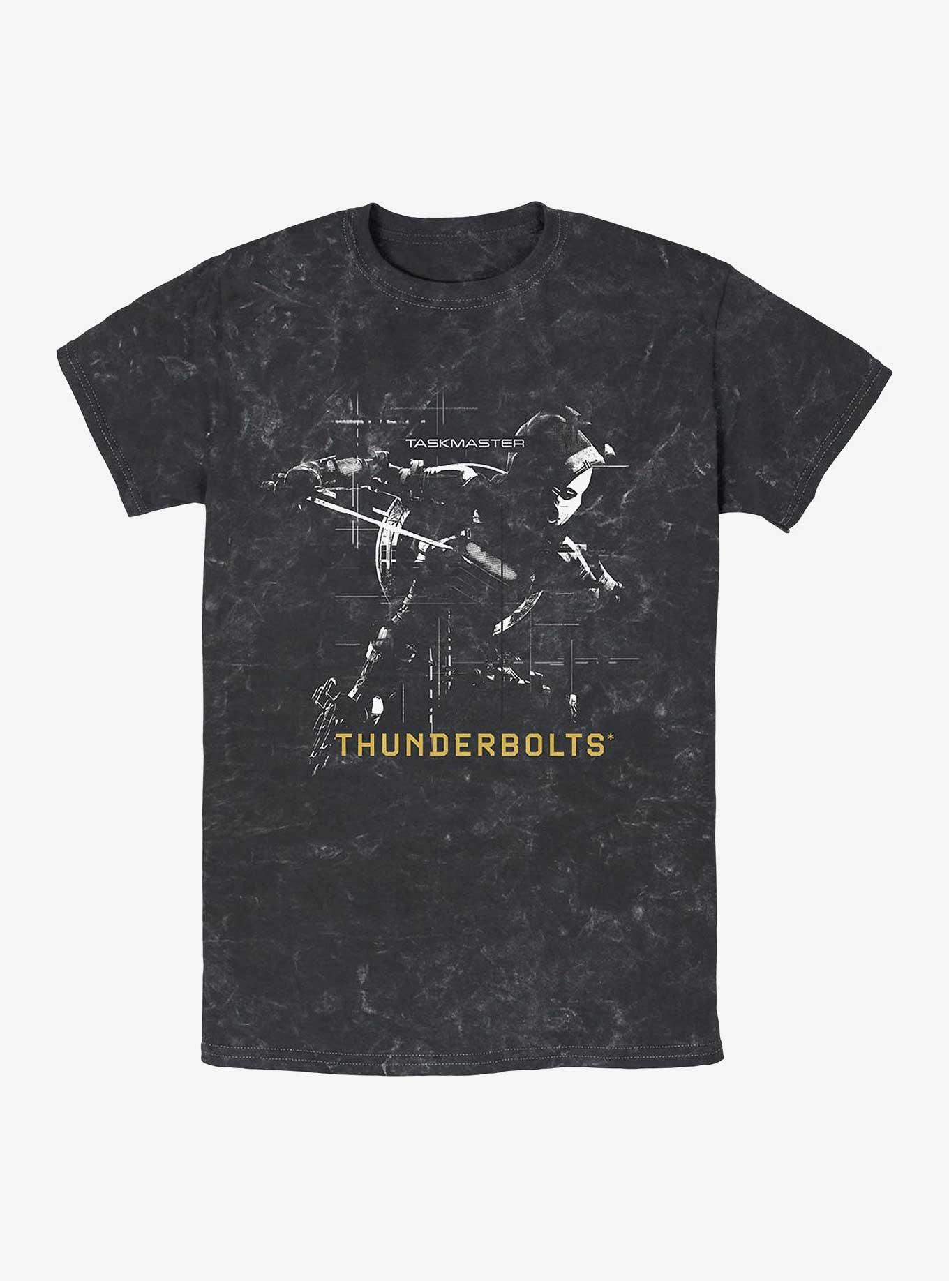 Marvel Thunderbolts* Taskmaster Silhouette Mineral Wash T-Shirt, , hi-res