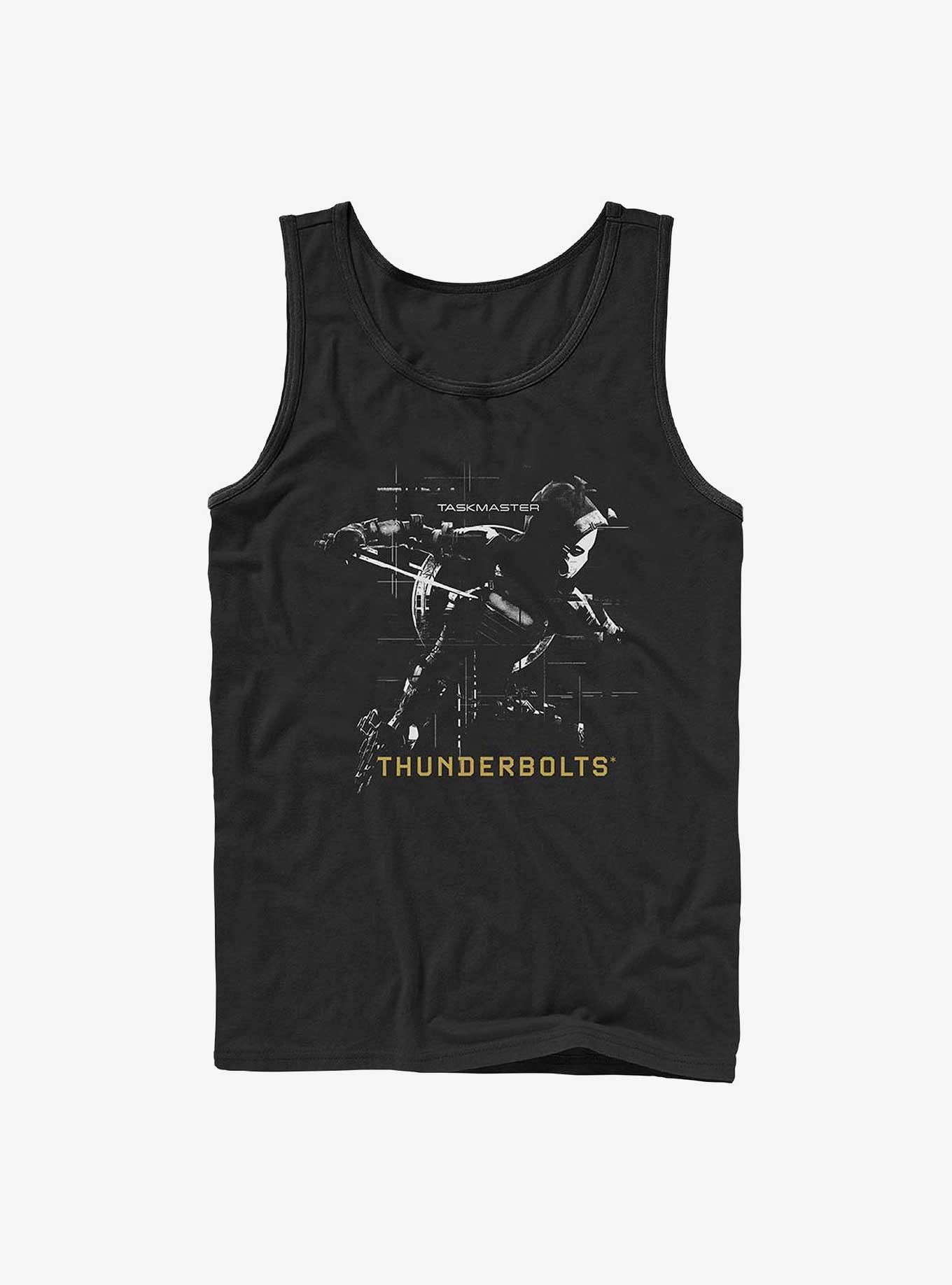 Marvel Thunderbolts* Taskmaster Silhouette Tank, BLACK, hi-res