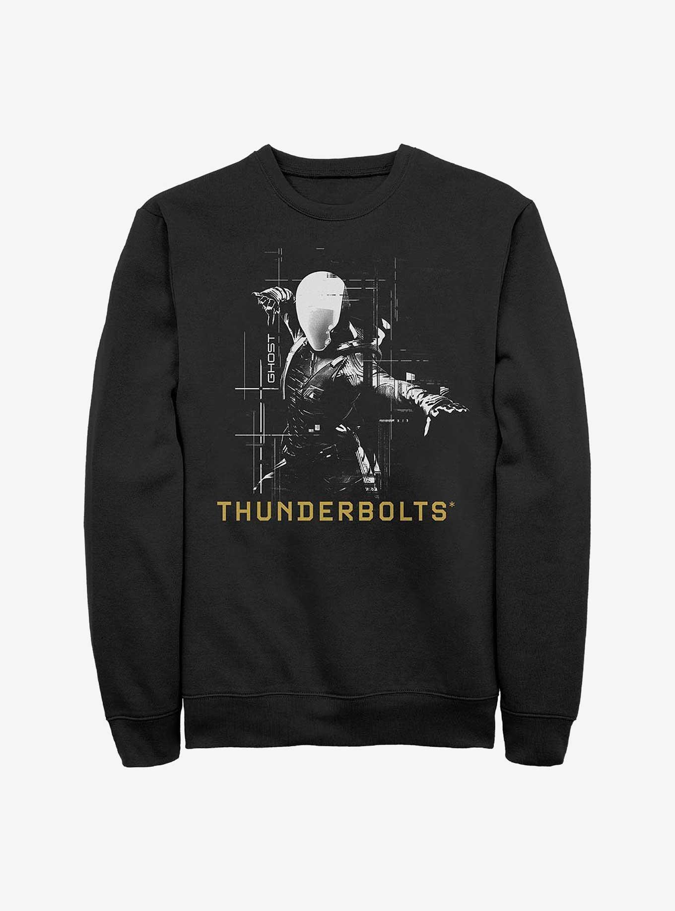 Marvel Thunderbolts* Ghost Silhouette Sweatshirt, BLACK, hi-res