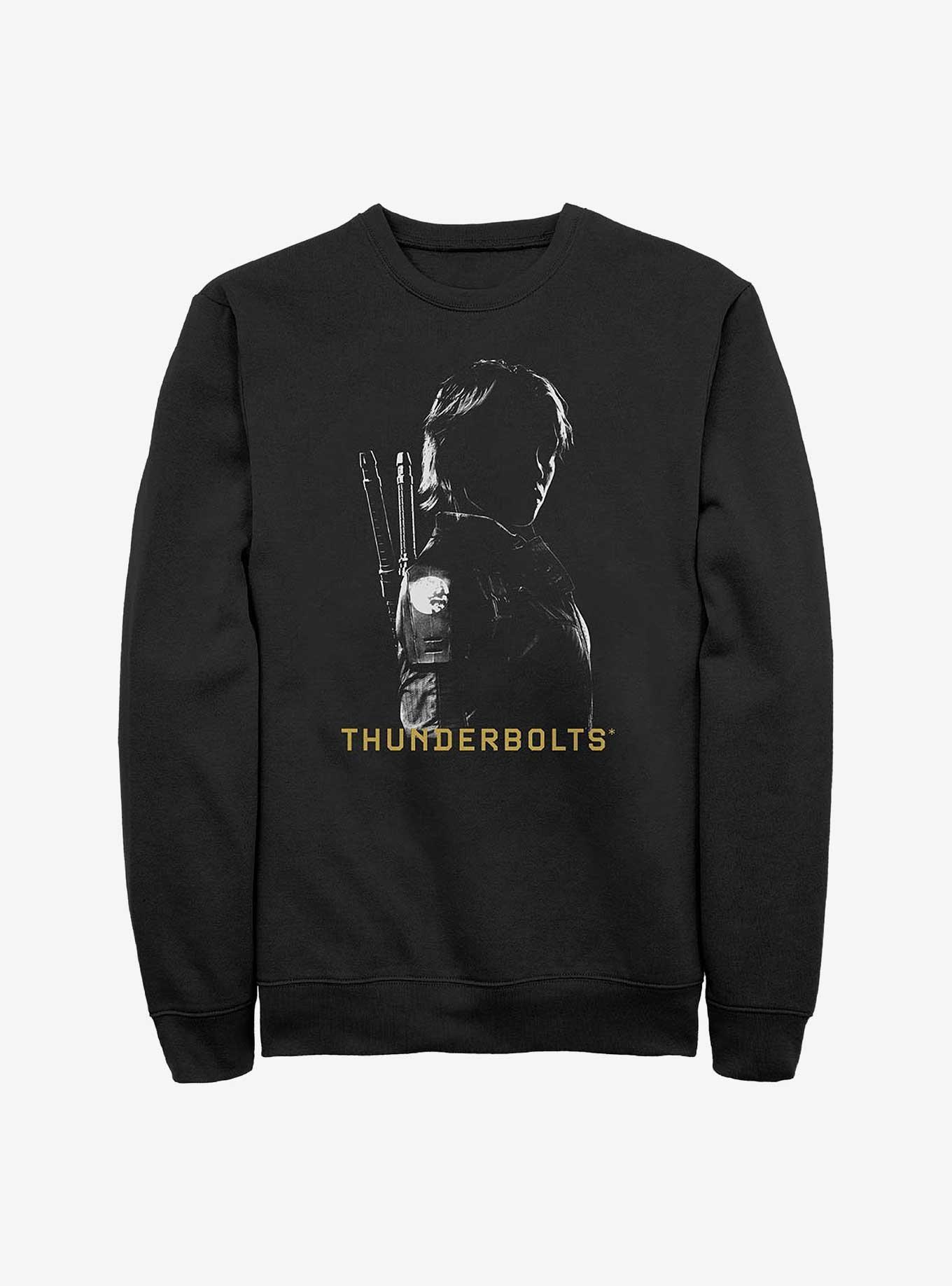 Marvel Thunderbolts* Yelena  In Shadows Sweatshirt, BLACK, hi-res