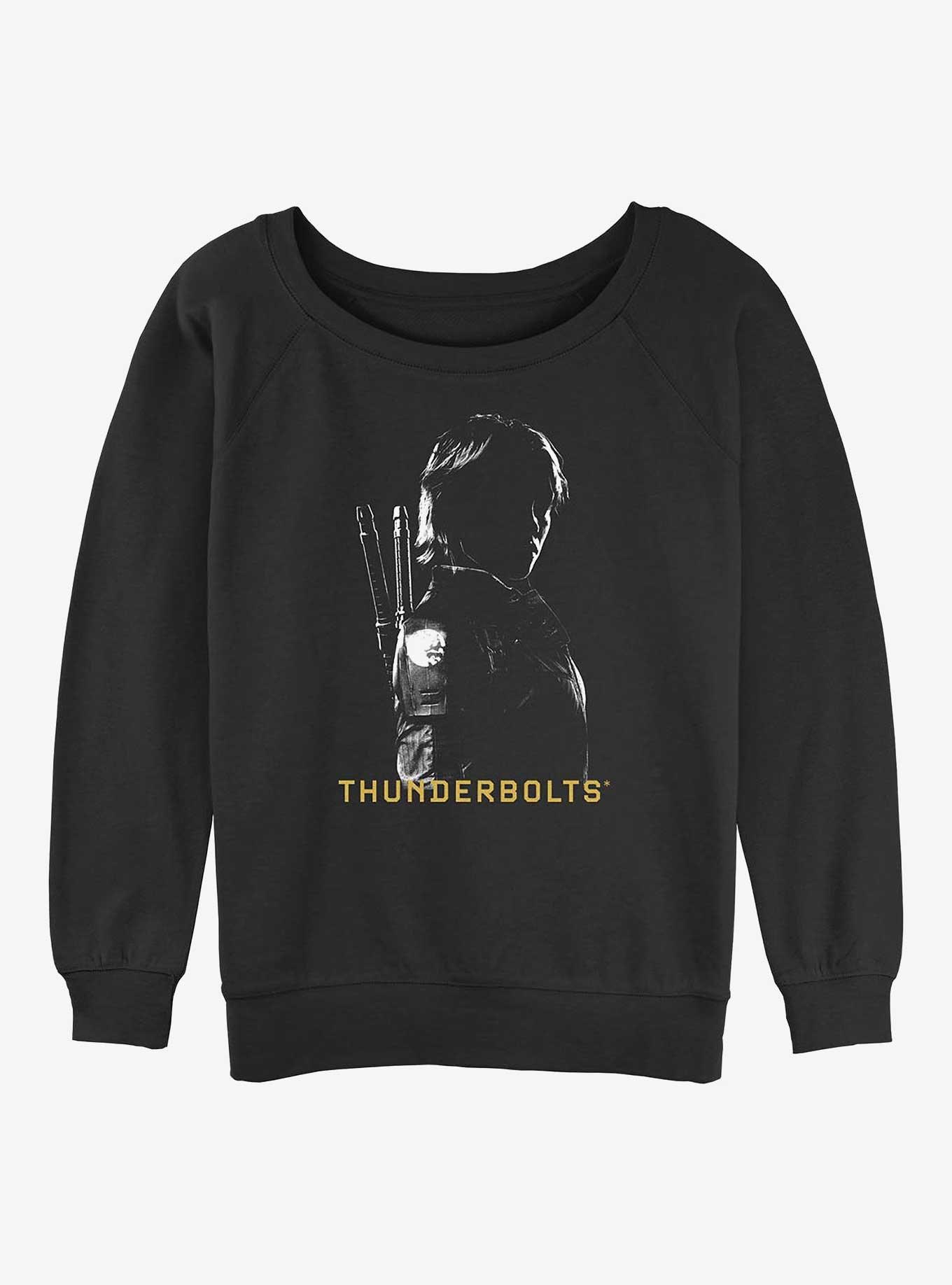 Marvel Thunderbolts* Yelena In Shadows Girls Slouchy Sweatshirt
