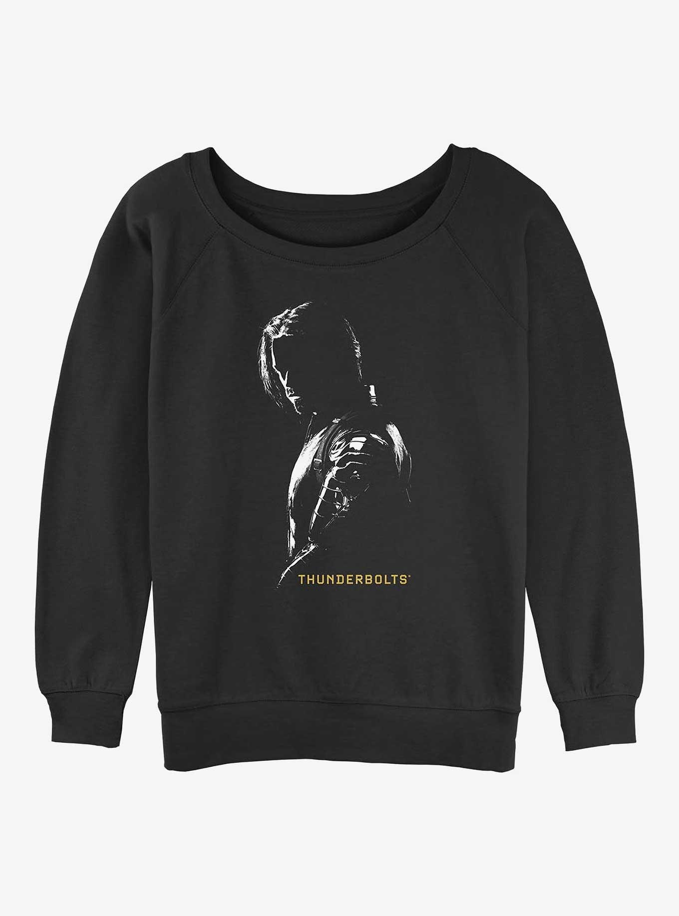 Marvel Thunderbolts* Bucky Barnes Winer Solider In Shadows Girls Slouchy Sweatshirt, , hi-res