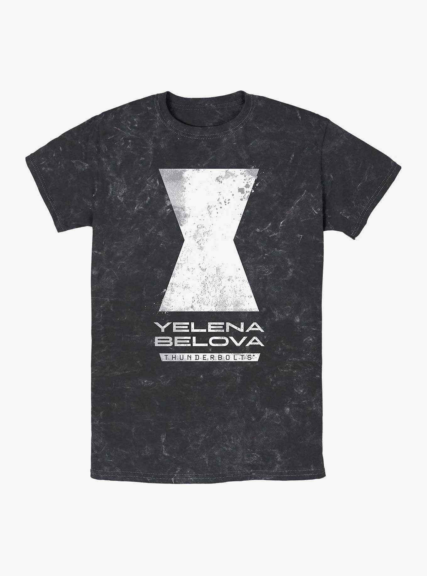 Marvel Thunderbolts* Yelena Belova Logo Mineral Wash T-Shirt