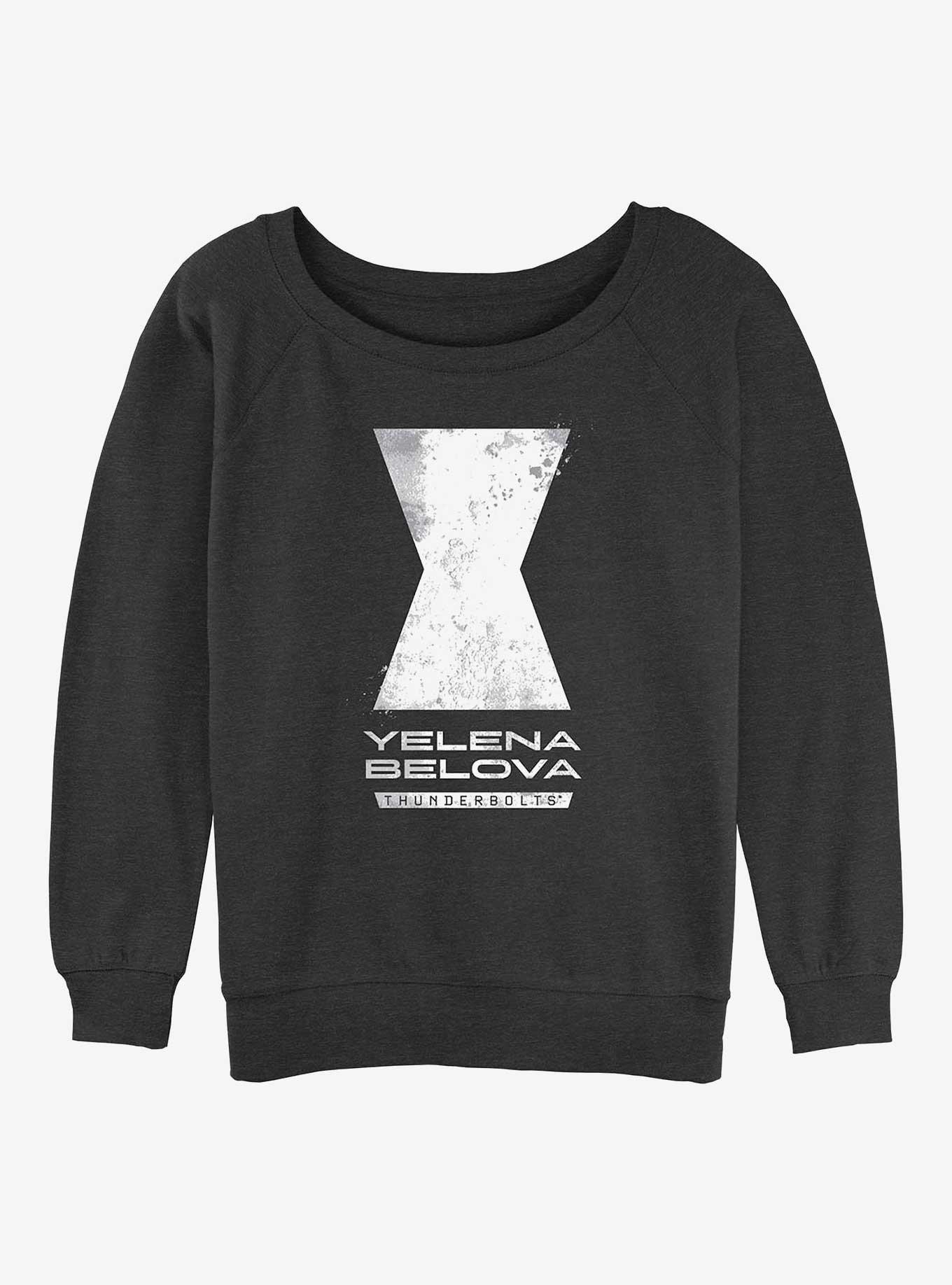 Marvel Thunderbolts* Yelena Belova Logo Girls Slouchy Sweatshirt, , hi-res