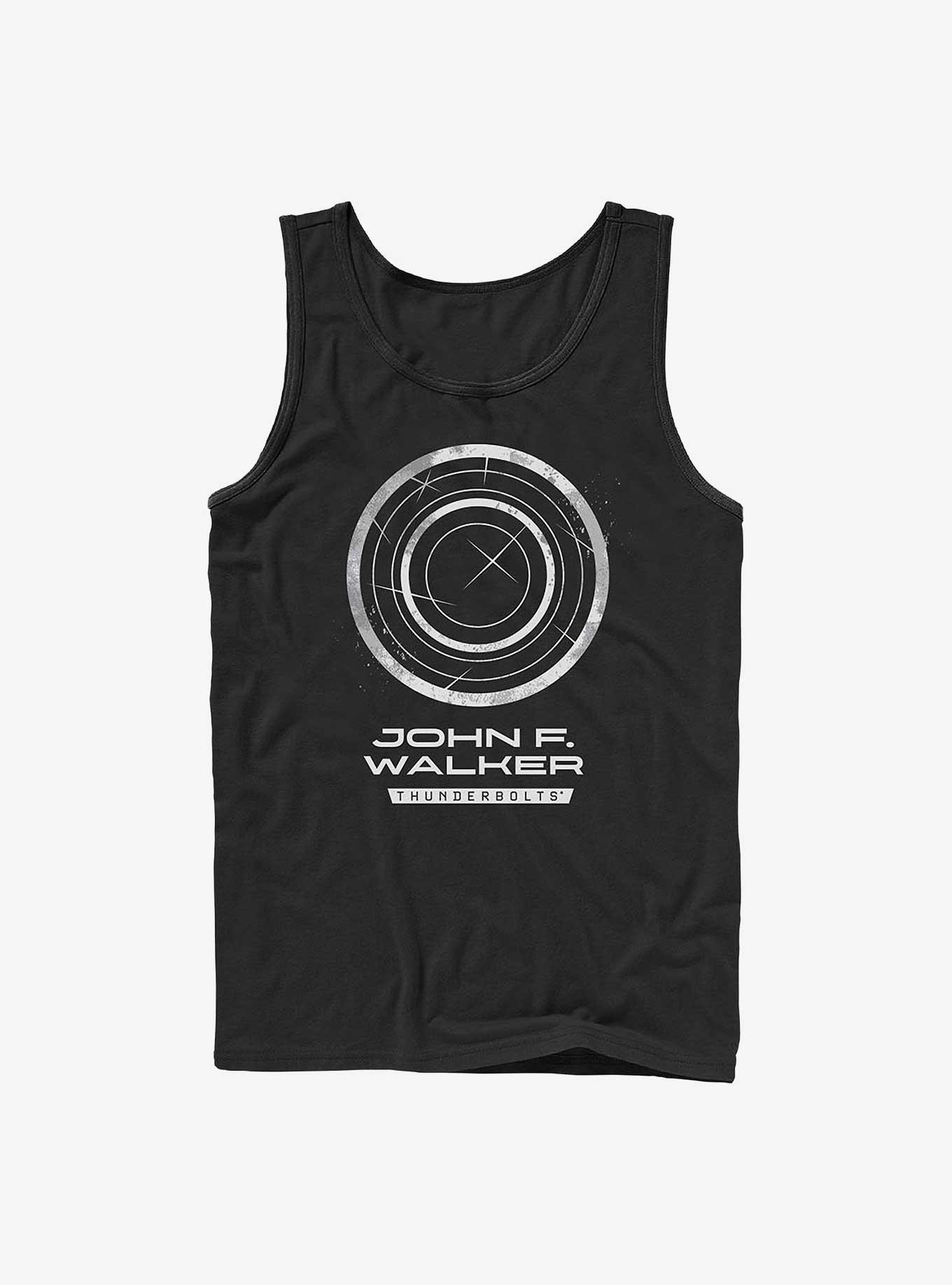 Marvel Thunderbolts* John Walker U.S. Agent Logo Tank, BLACK, hi-res