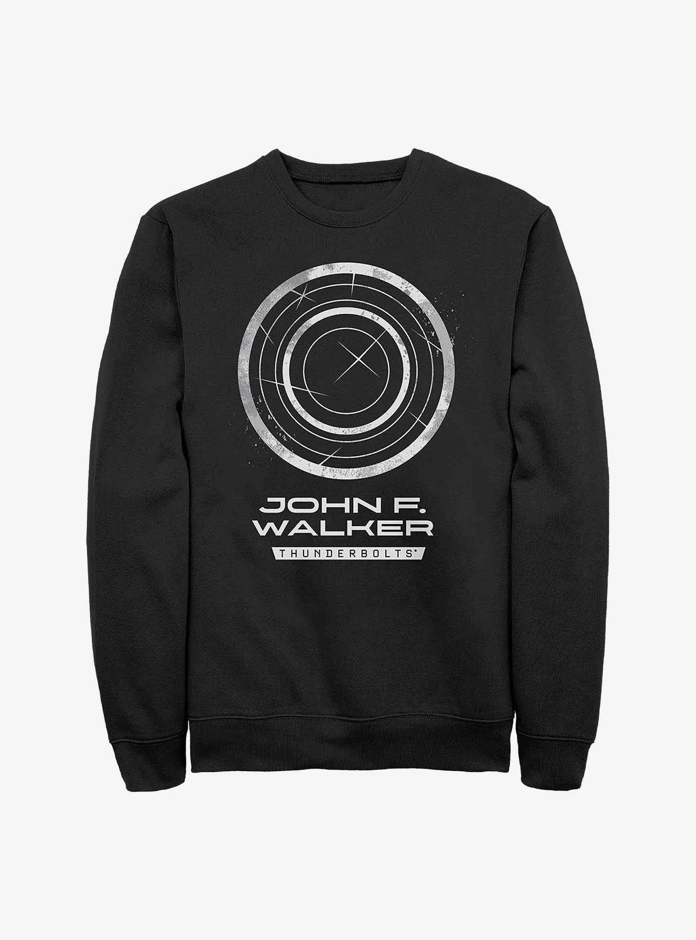 Marvel Thunderbolts* John Walker U.S. Agent Logo Sweatshirt, BLACK, hi-res