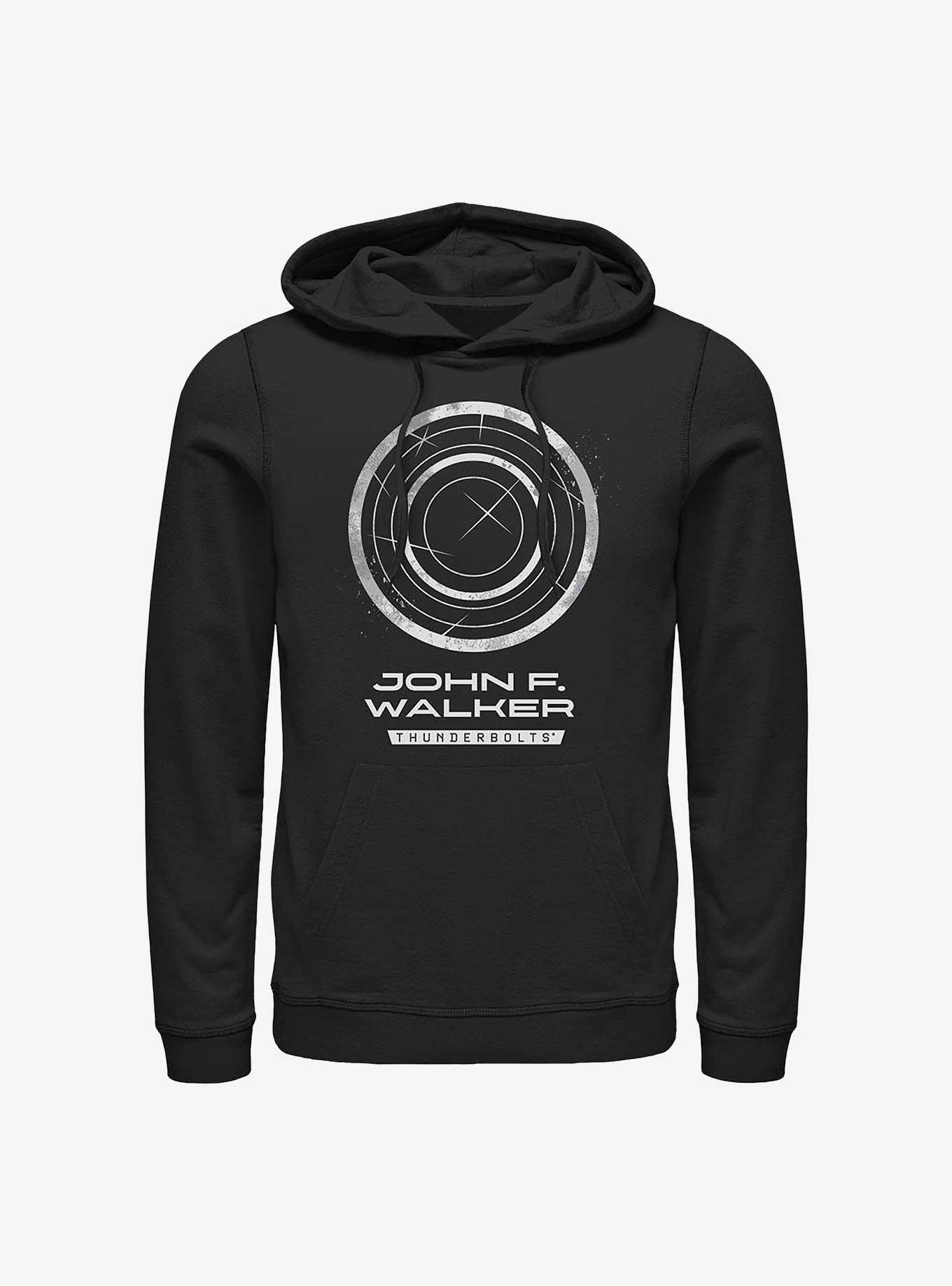 Marvel Thunderbolts* John Walker U.S. Agent Logo Hoodie, BLACK, hi-res