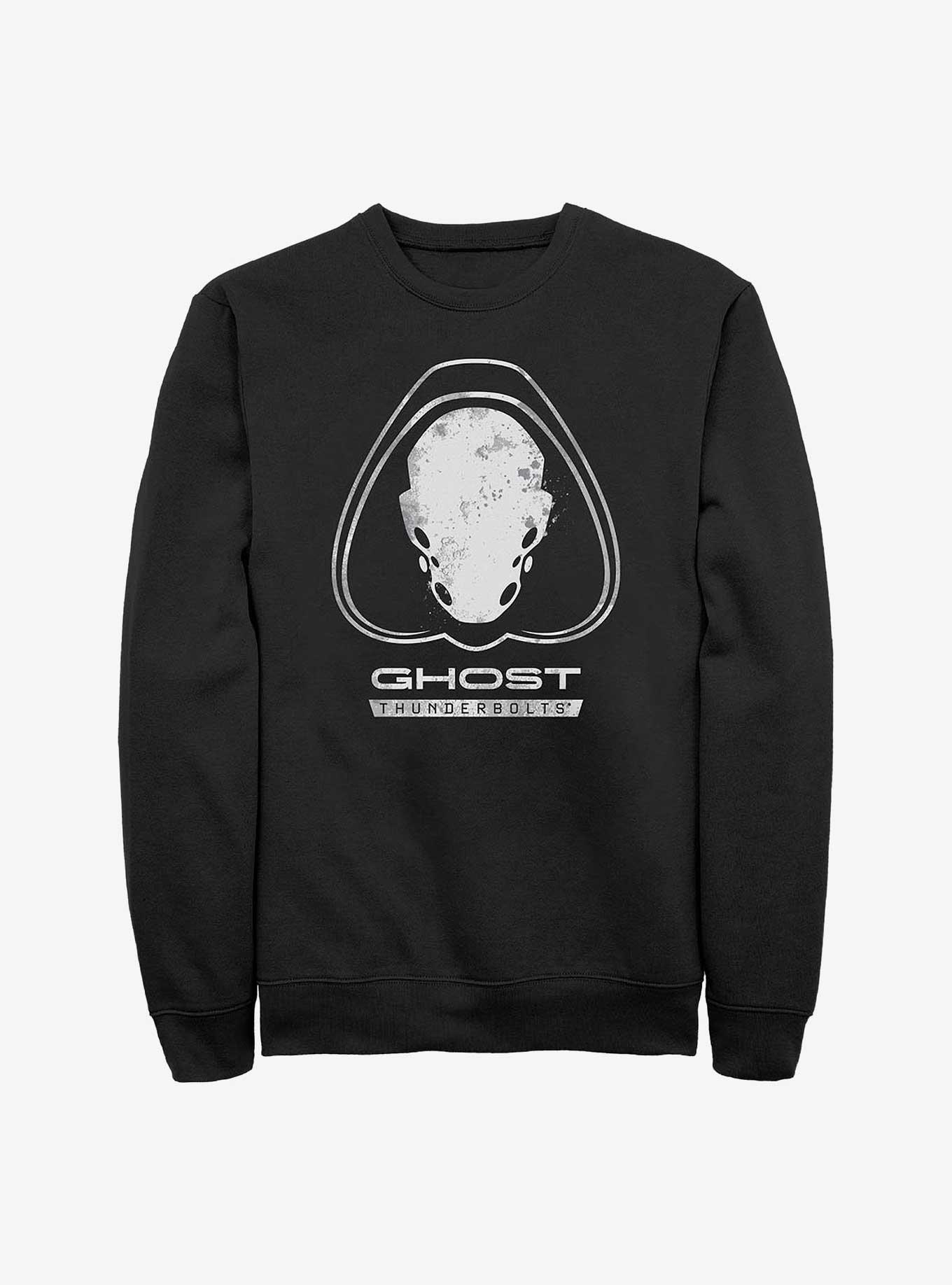 Marvel Thunderbolts* Ghost Logo Sweatshirt, BLACK, hi-res