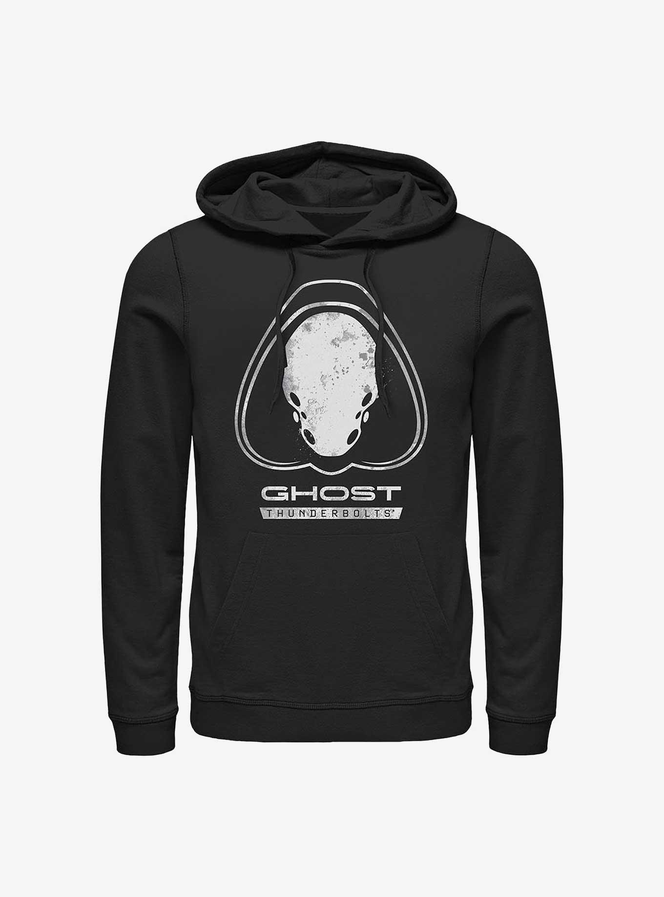 Marvel Thunderbolts* Ghost Logo Hoodie, BLACK, hi-res