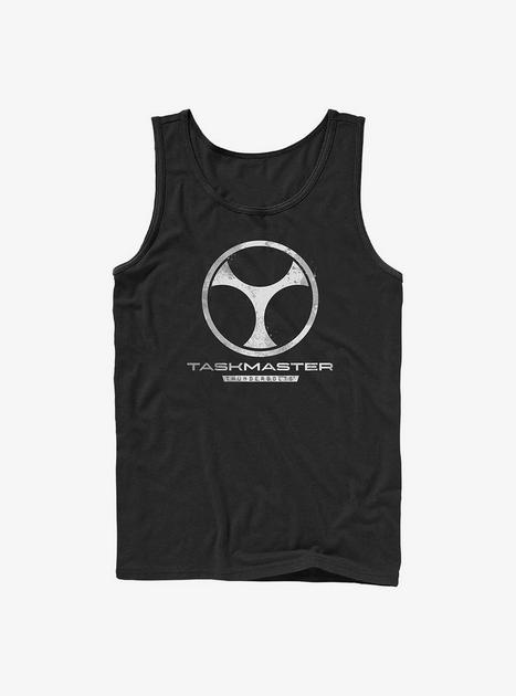 Marvel Thunderbolts* Taskmaster Logo Tank - BLACK | Hot Topic