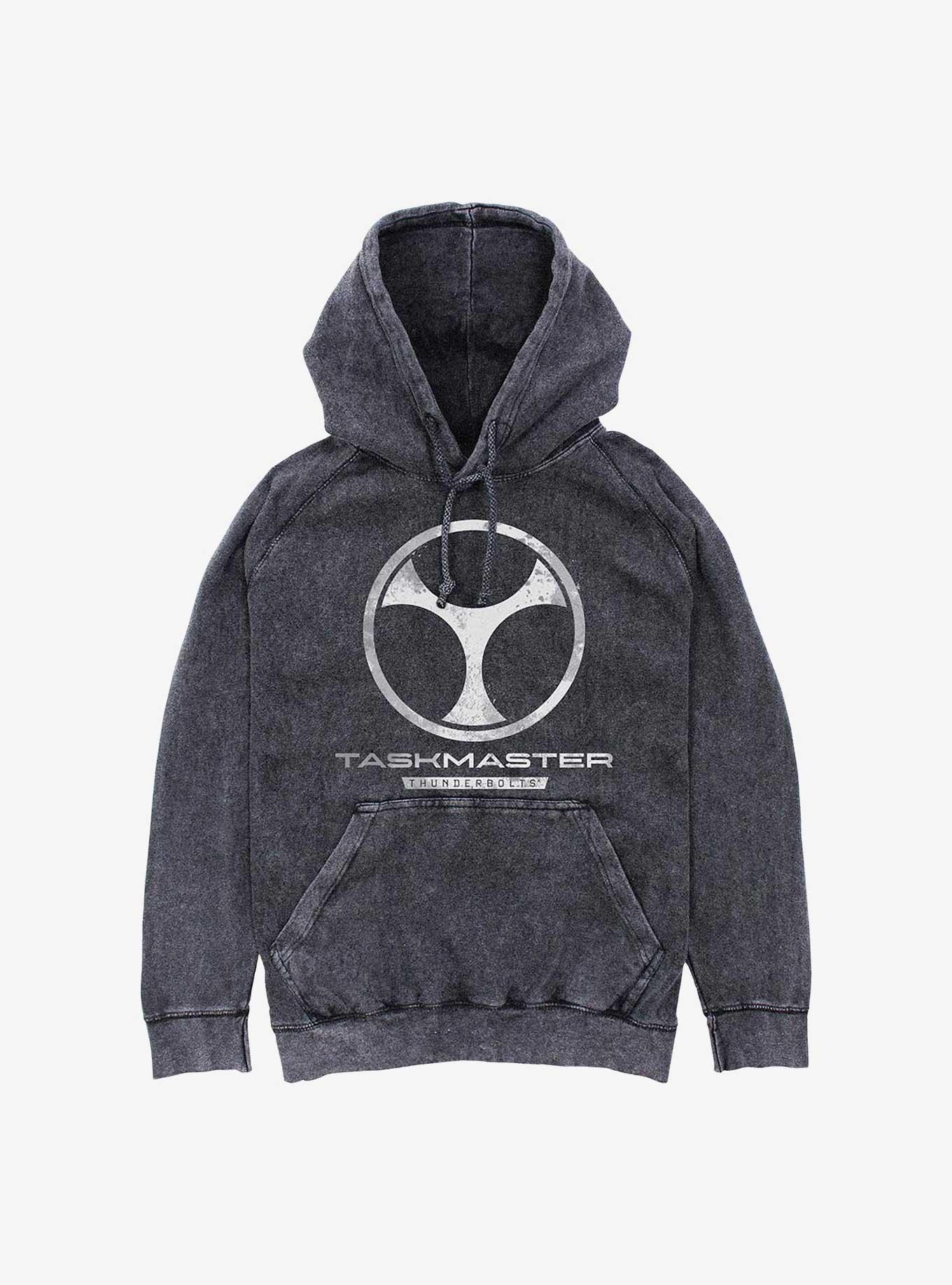 Marvel Thunderbolts* Taskmaster Logo Mineral Wash Hoodie, , hi-res