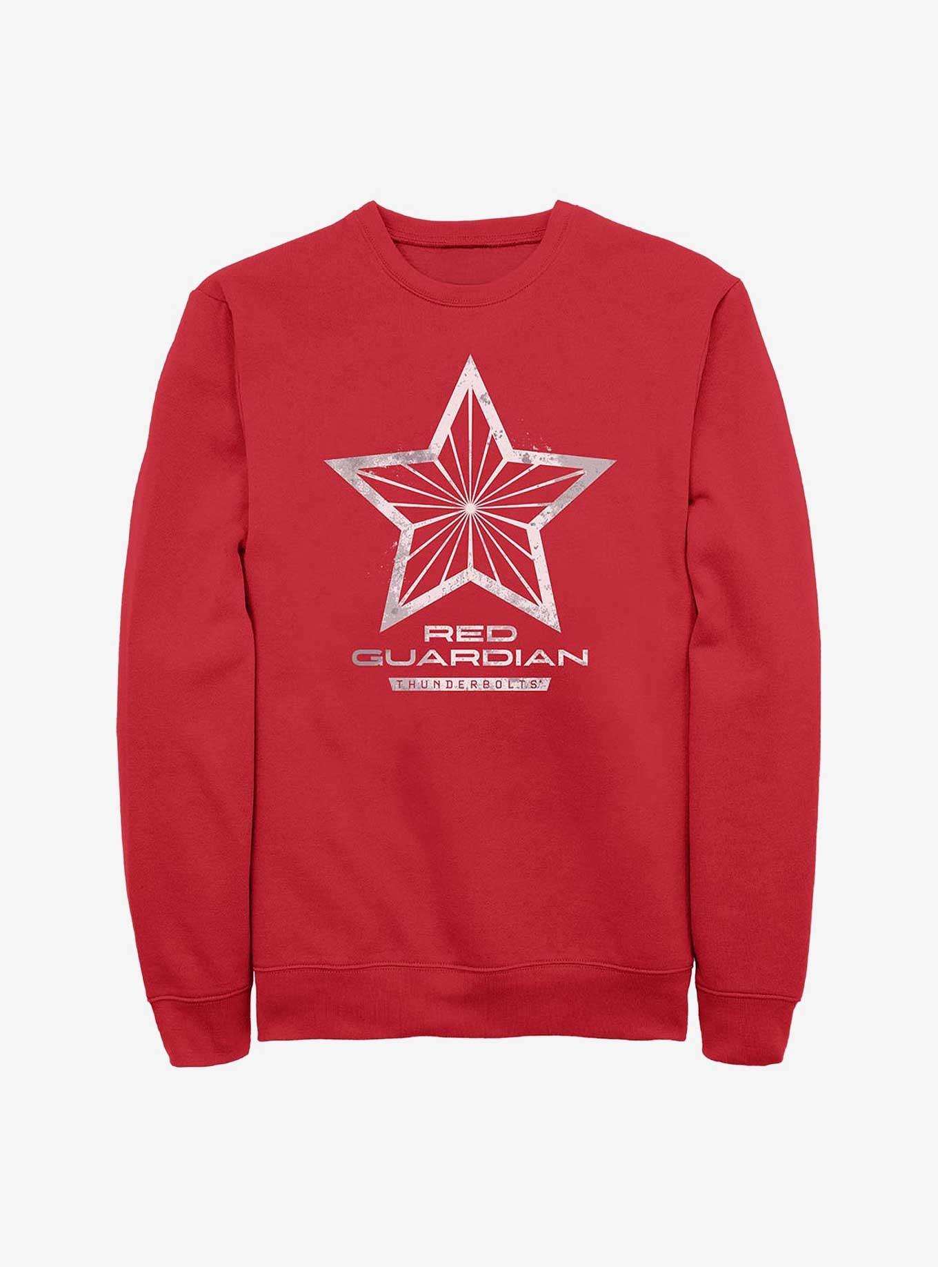 Marvel Thunderbolts* Red Guardian Logo Sweatshirt, RED, hi-res