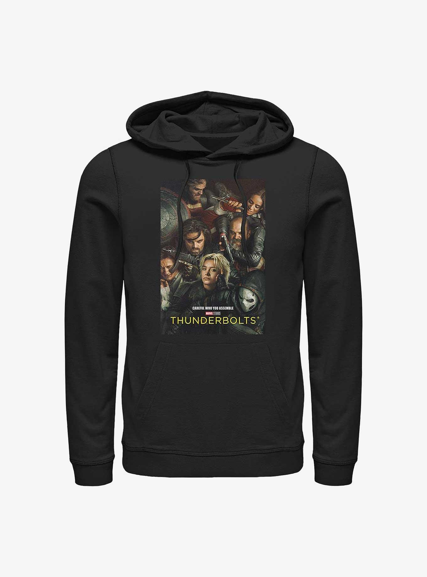 Marvel Thunderbolts* Team Poster Hoodie, BLACK, hi-res