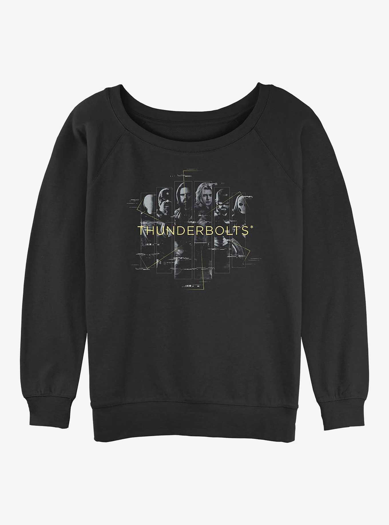 Marvel Thunderbolts* Team Members Girls Slouchy Sweatshirt