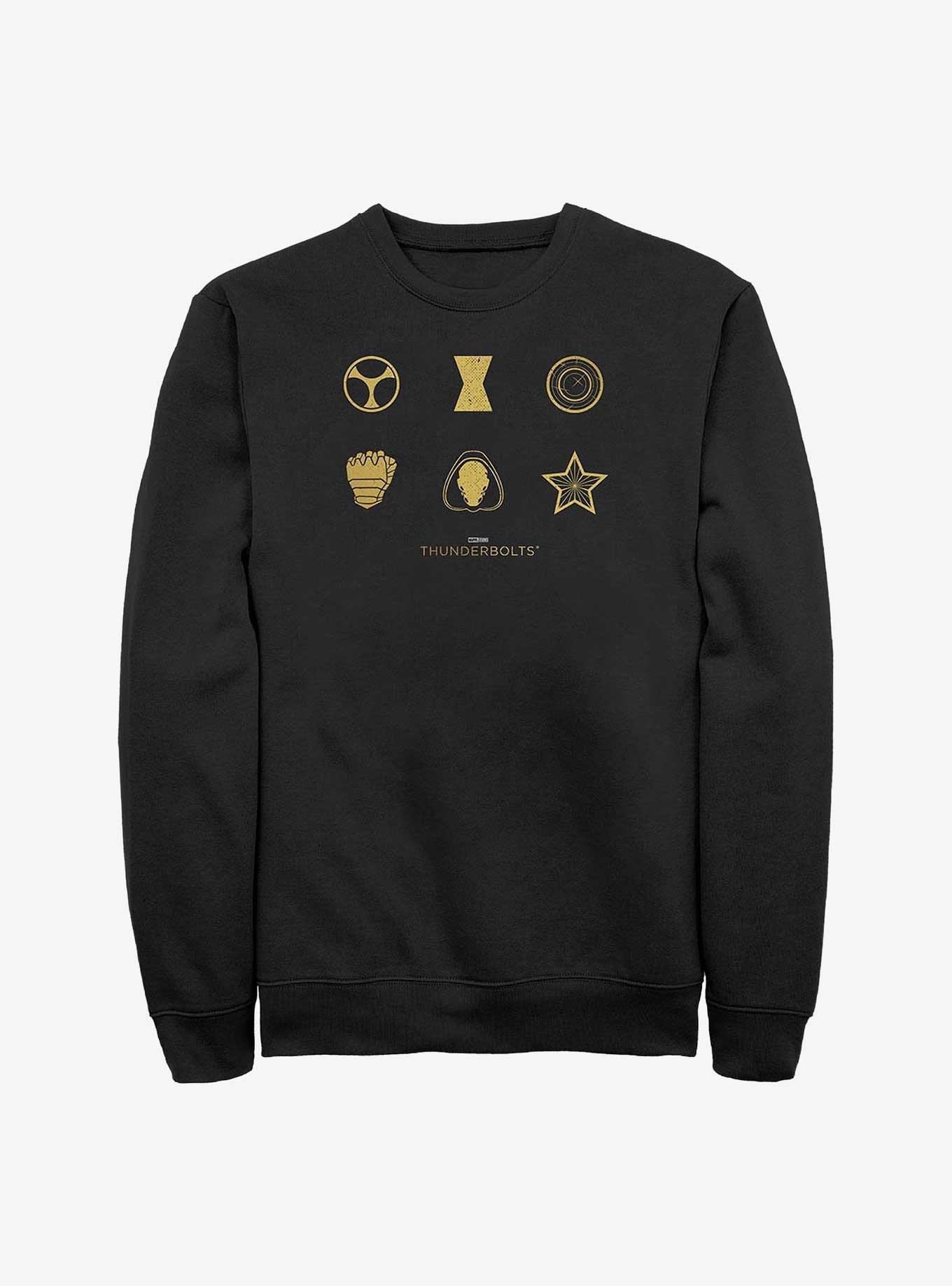 Marvel Thunderbolts* Member Icons Sweatshirt, BLACK, hi-res