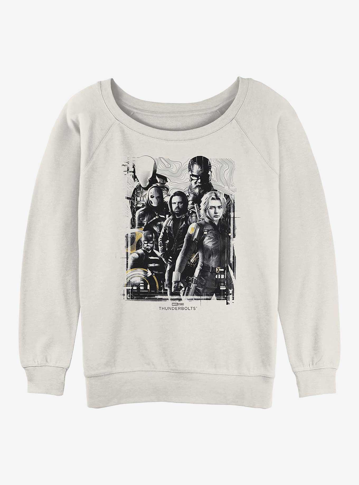 Marvel Thunderbolts* Group Girls Slouchy Sweatshirt