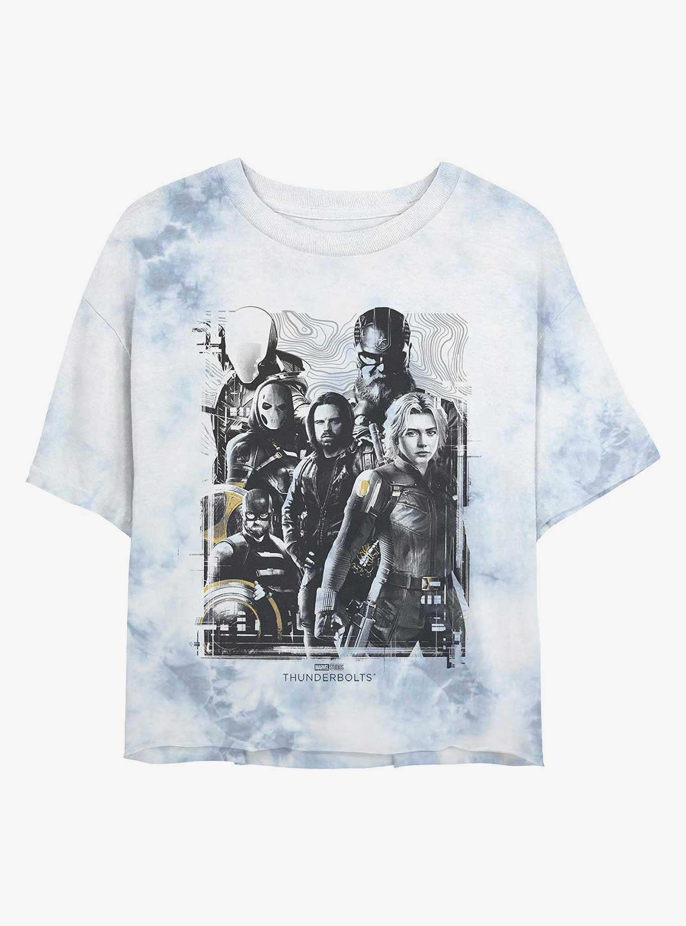 Marvel Thunderbolts* Group Tie-Dye T-Shirt, , hi-res