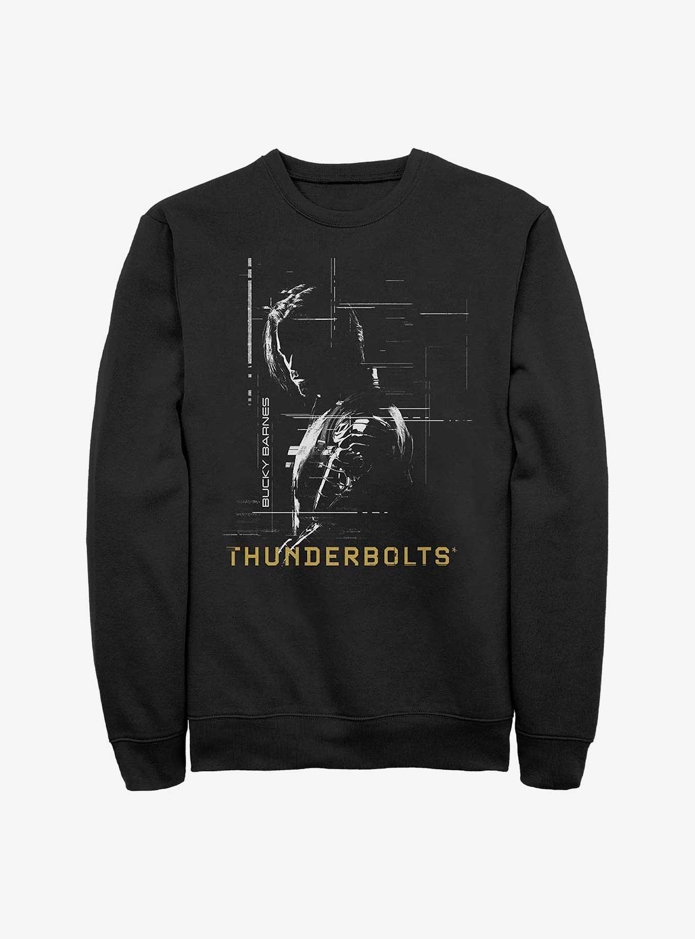 Marvel Thunderbolts* Bucky Barnes Winter Soldier Silhouette Sweatshirt, , hi-res