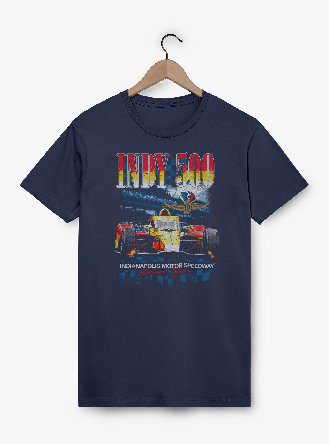 Indianapolis 500 Crowd Race Neon Garment Dye T-Shirt, TRUENAVY, hi-res