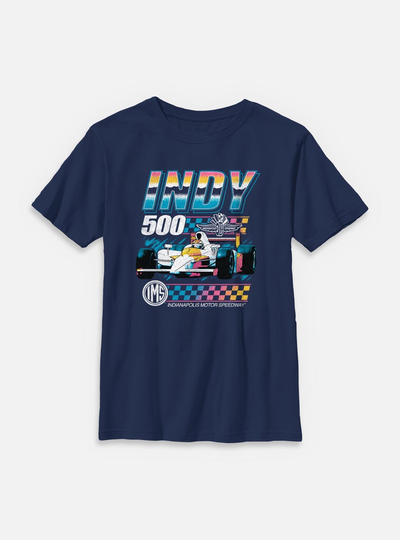 Indianapolis 500 Vintage Neon Youth T-Shirt, , hi-res