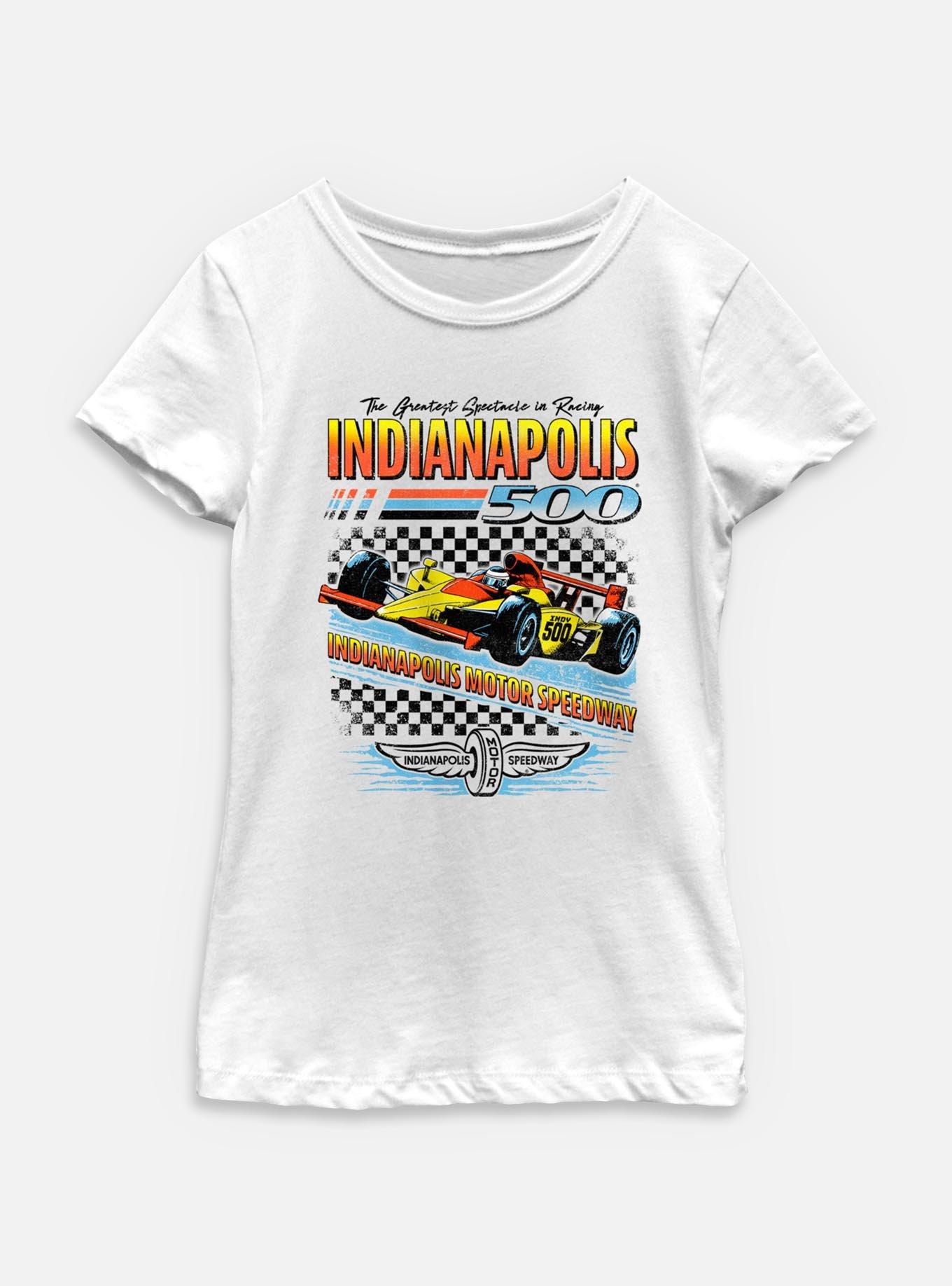 Indianapolis 500 Race Checker Youth Girls T-Shirt, , hi-res