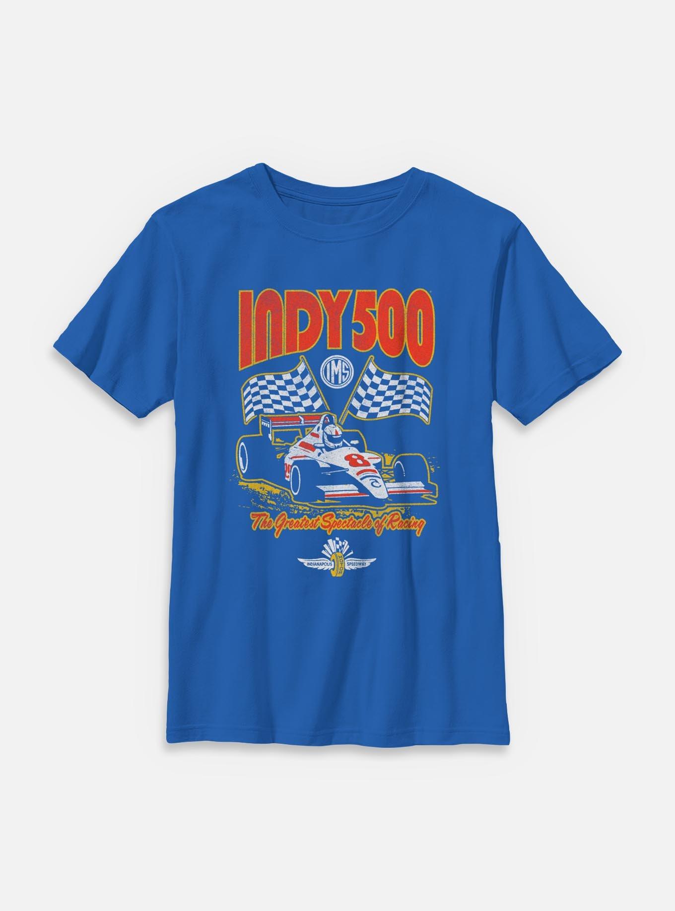 Indianapolis 500 Checkered Flags Racing Youth T-Shirt, , hi-res