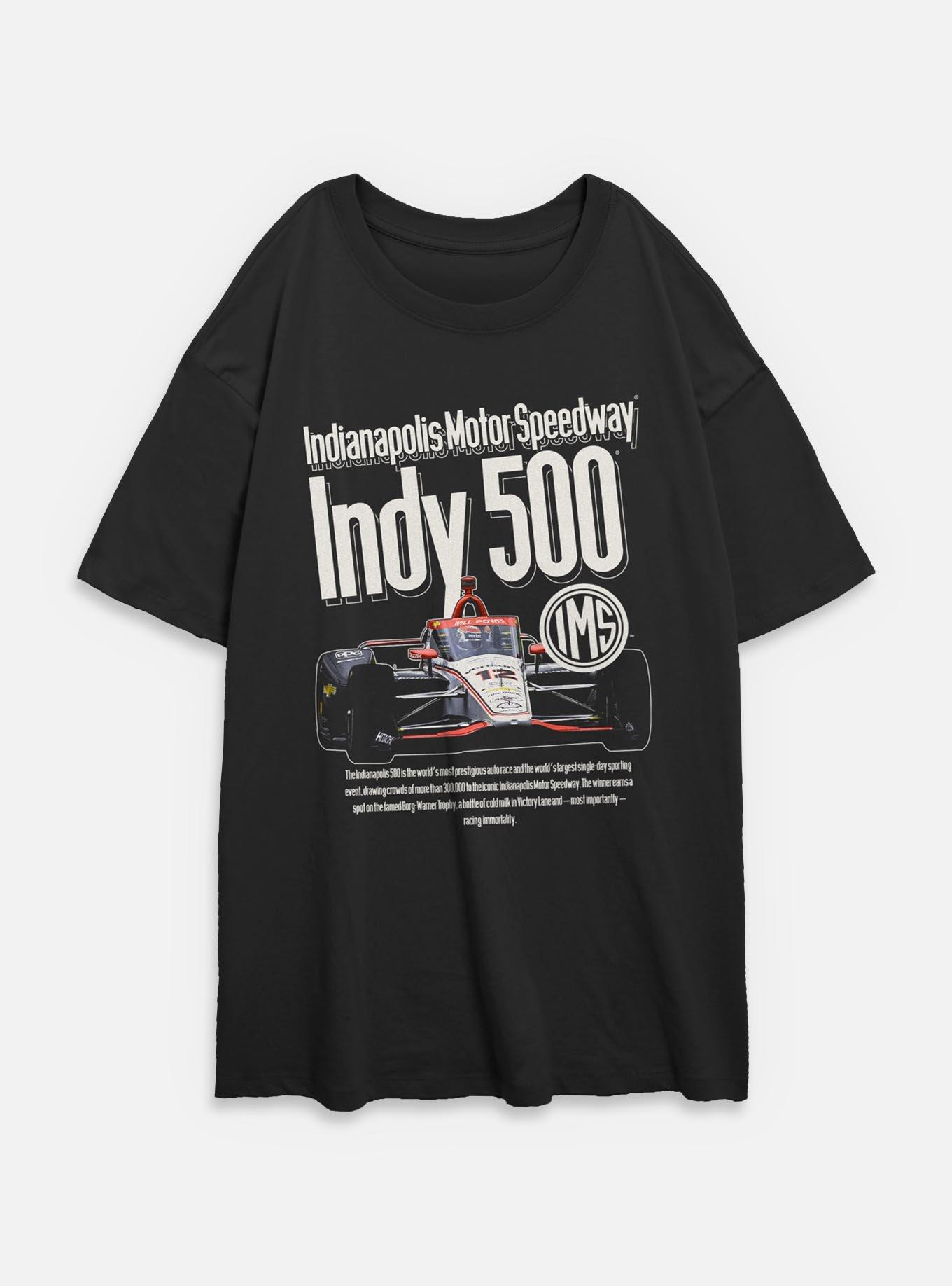 Indianapolis 500 Cover Ad Womens Oversized T-Shirt, , hi-res