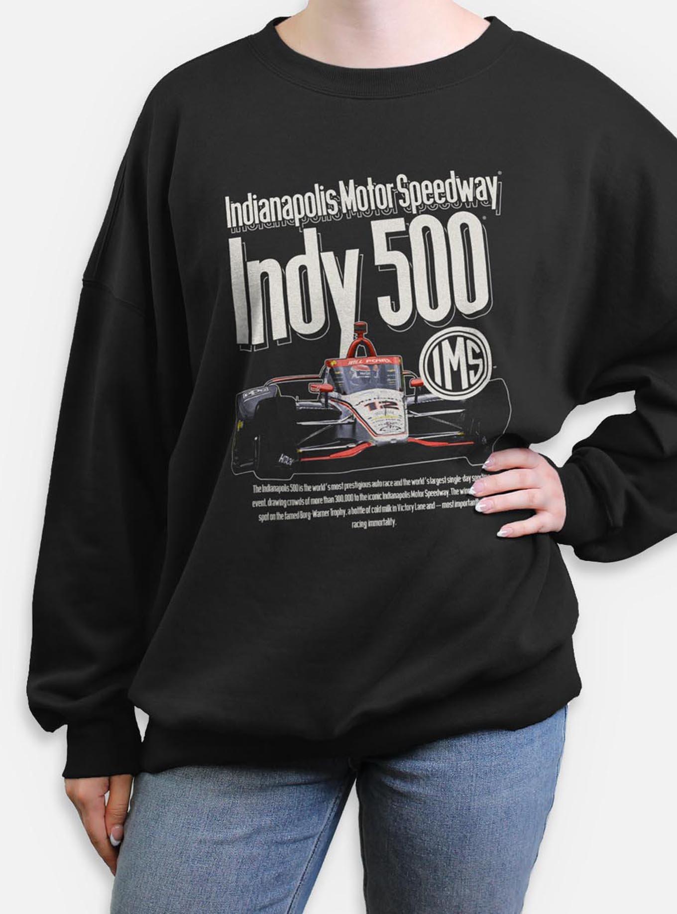 Indianapolis 500 Cover Ad Womens Oversized Sweatshirt, , hi-res