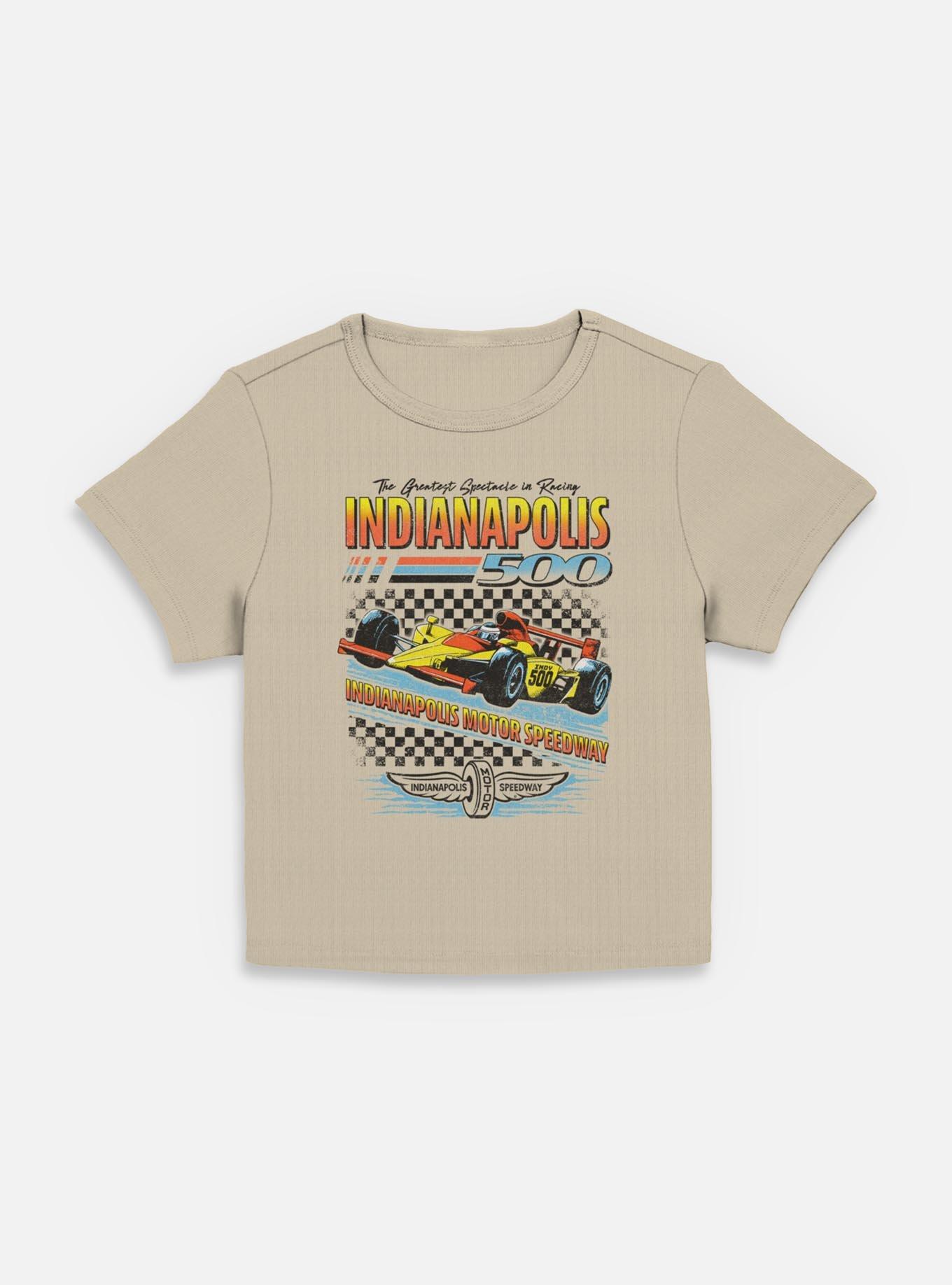 Indianapolis 500 Race Checker Women Baby T-Shirt, PLAZTAUPE, hi-res view 1